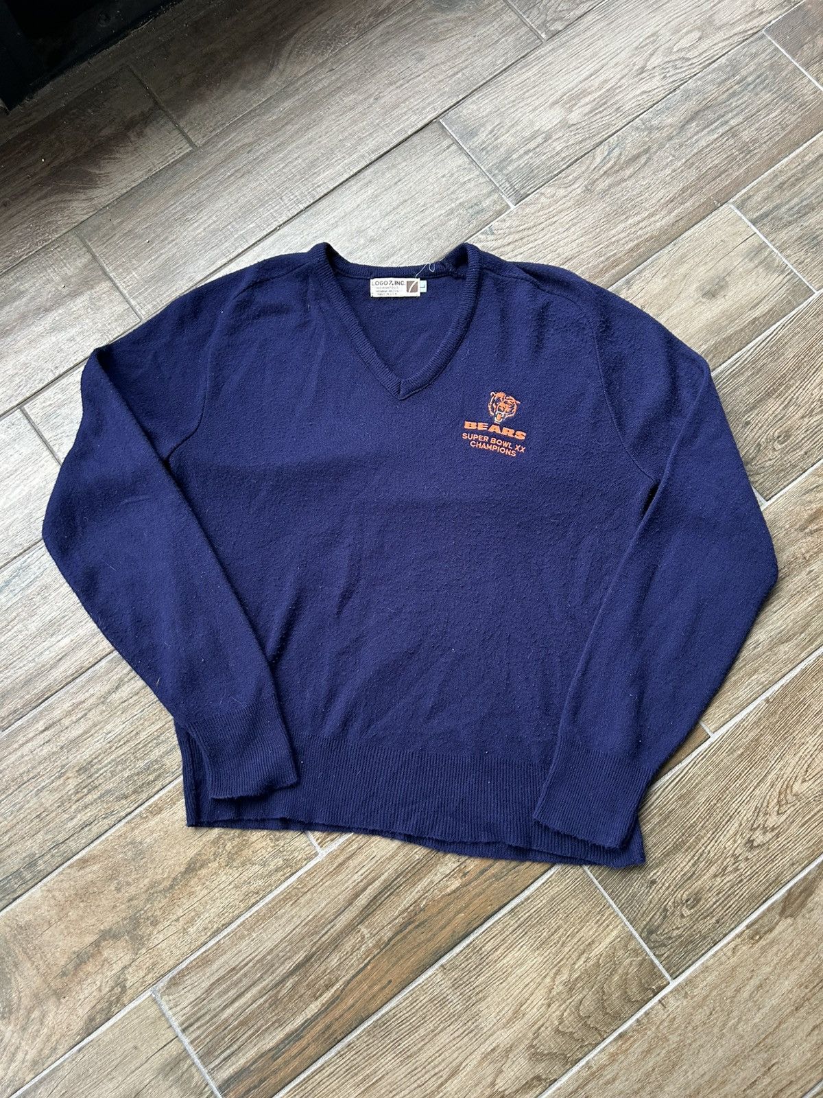 Logo 7 Vintage 1986 Bears Sweater Size US L / EU 52-54 / 3 - 1 Thumbnail