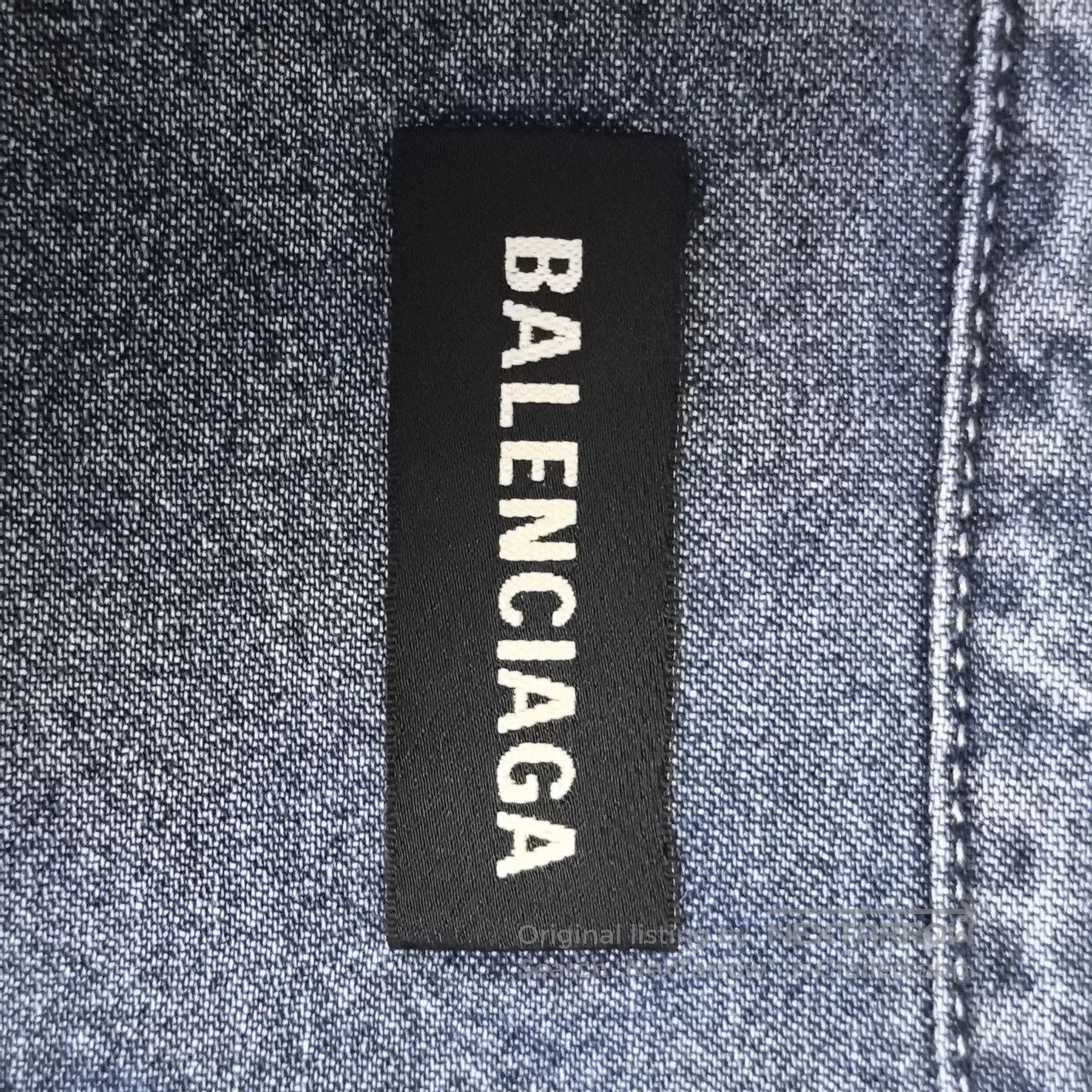 Balenciaga Balenciaga Washed Distressed Denim Vest. Size S / US 4 / IT 40 - 3 Thumbnail