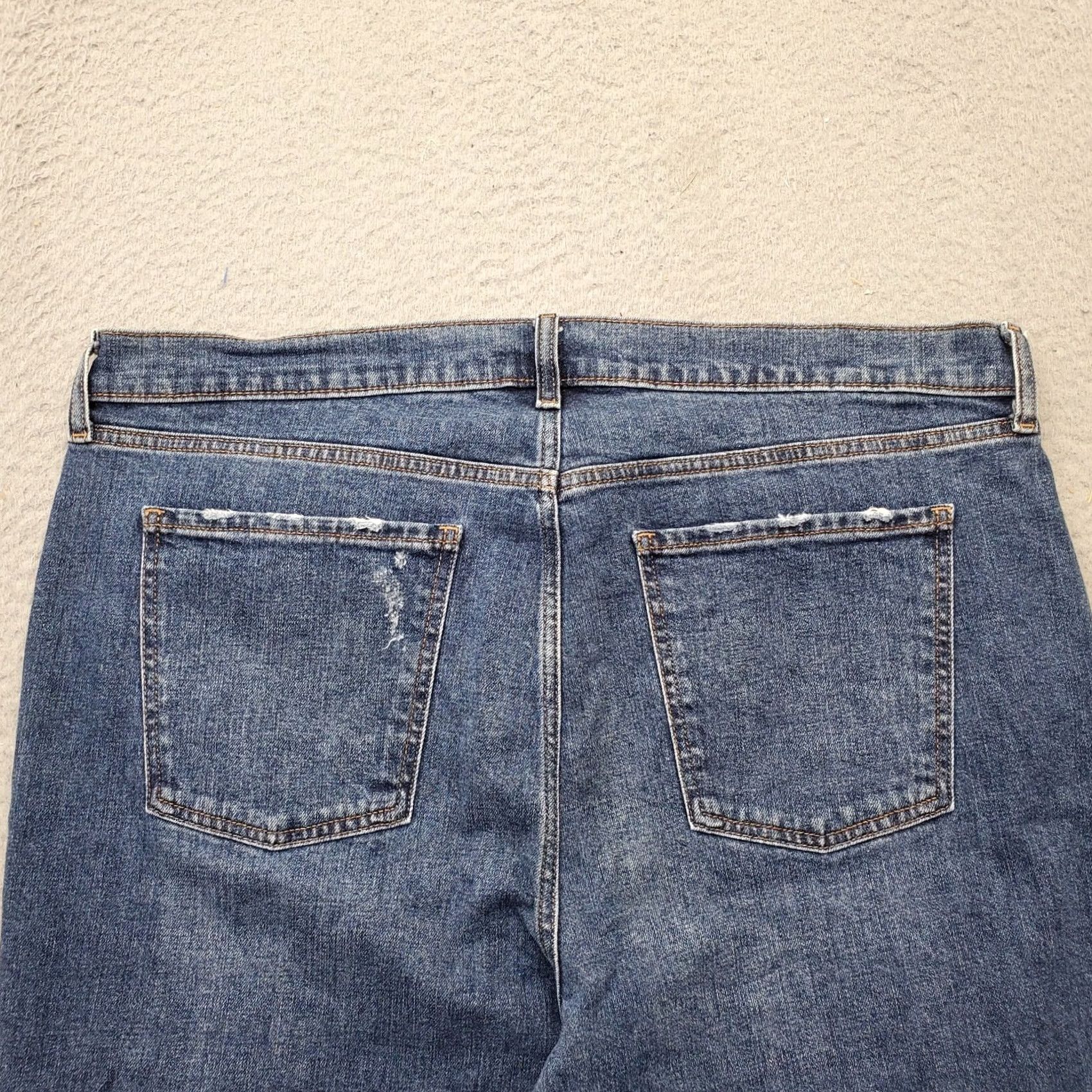 Old Navy Old Navy Jeans Womens 16 Blue Denim Cotton Mid-Rise Regular Fit 5-Pocket Denim Size 38" / US 16 / IT 52 - 8 Thumbnail