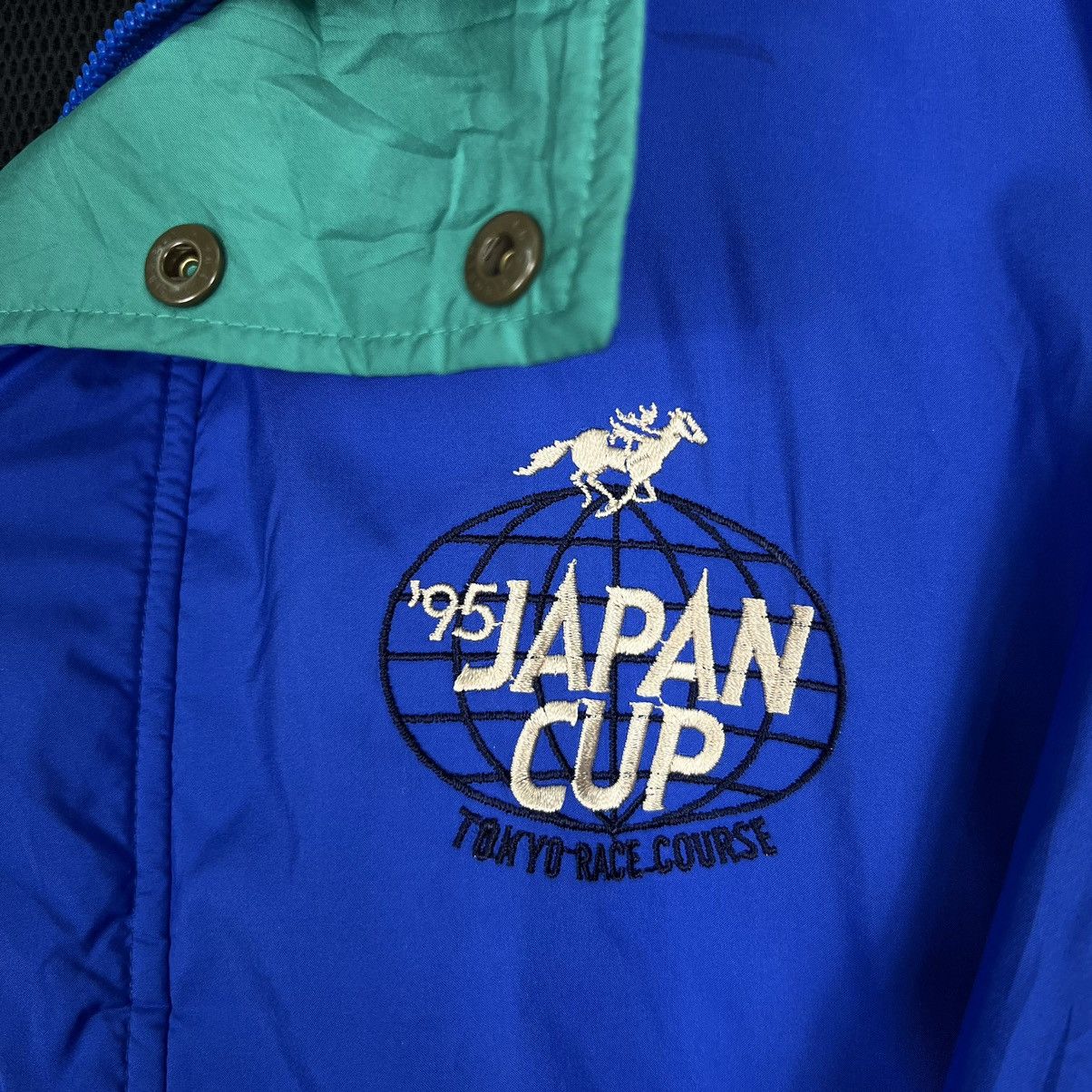 Japanese Brand 🔥 VINTAGE 95 JAPAN CUP TOKYO RACE COURSE JACKET Size US L / EU 52-54 / 3 - 14 Thumbnail
