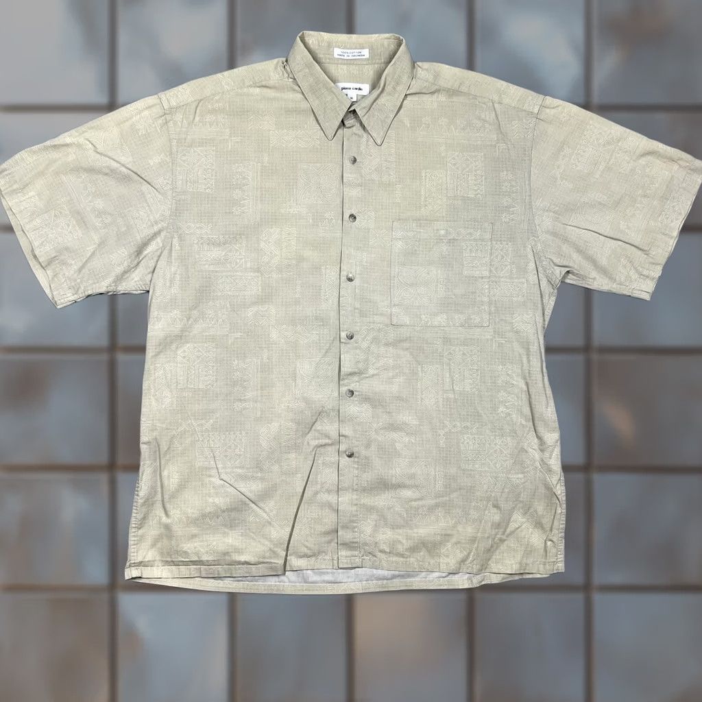 pierre cardin short sleeve dress shirts pierre cardin mens tropical print short sleeve shirt from Sears.com