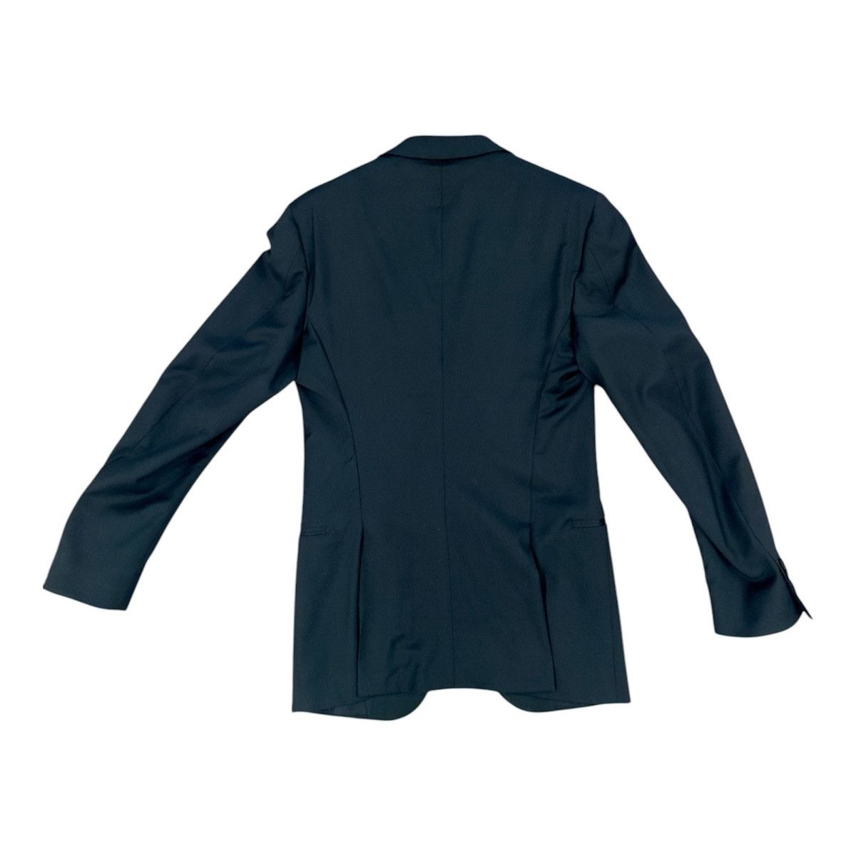 Ermenegildo Zegna Ermenegildo Zegna Black Tuxedo Jacket Peak Lapel Slim Fit Size 38L - 4 Thumbnail