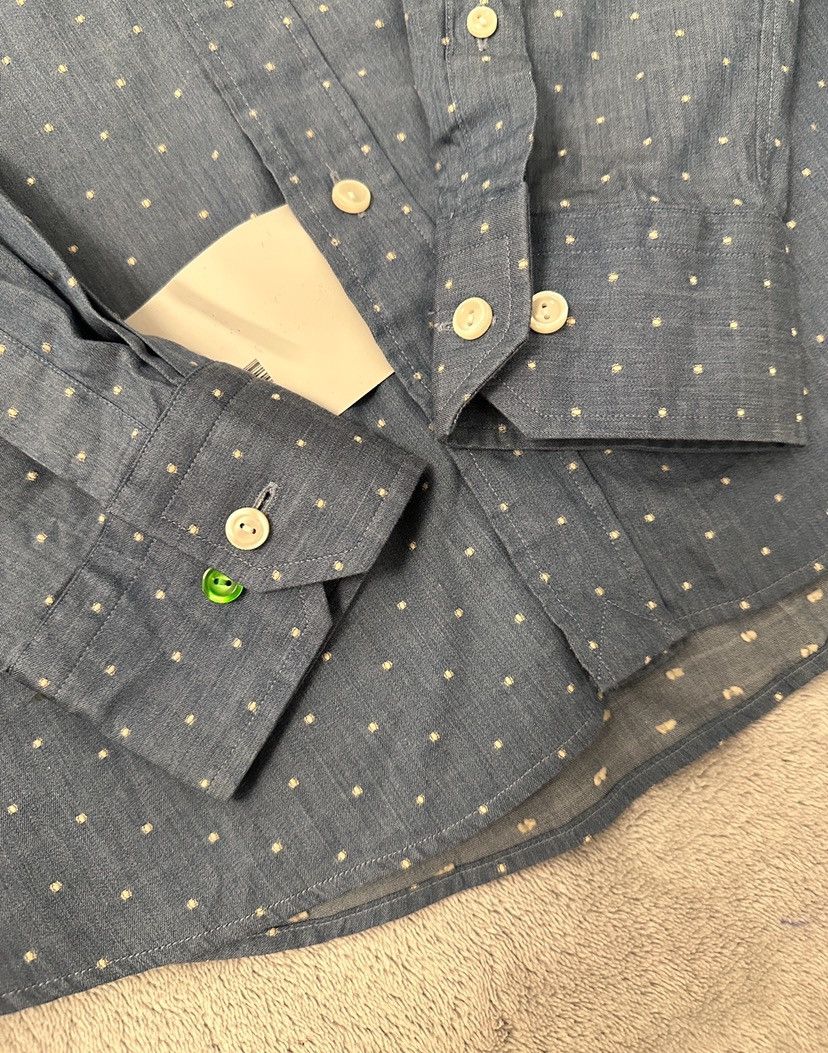 Eton BRAND NEW Eton pin dot button down shirt Size US L / EU 52-54 / 3 - 6 Thumbnail