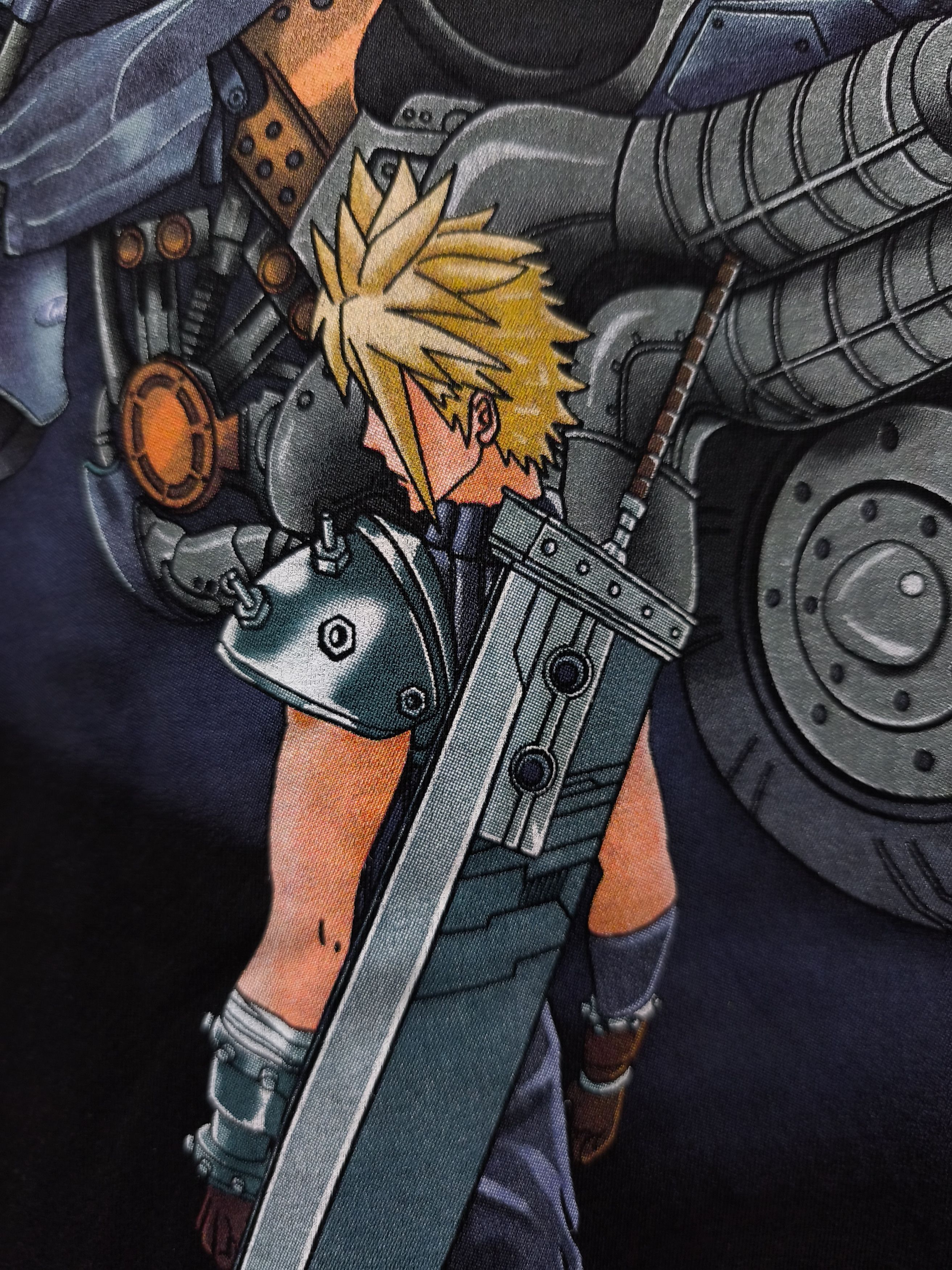 Playstation Final Fantasy VII Cloud Strife T-shirt Size US XL / EU 56 / 4 - 7 Thumbnail