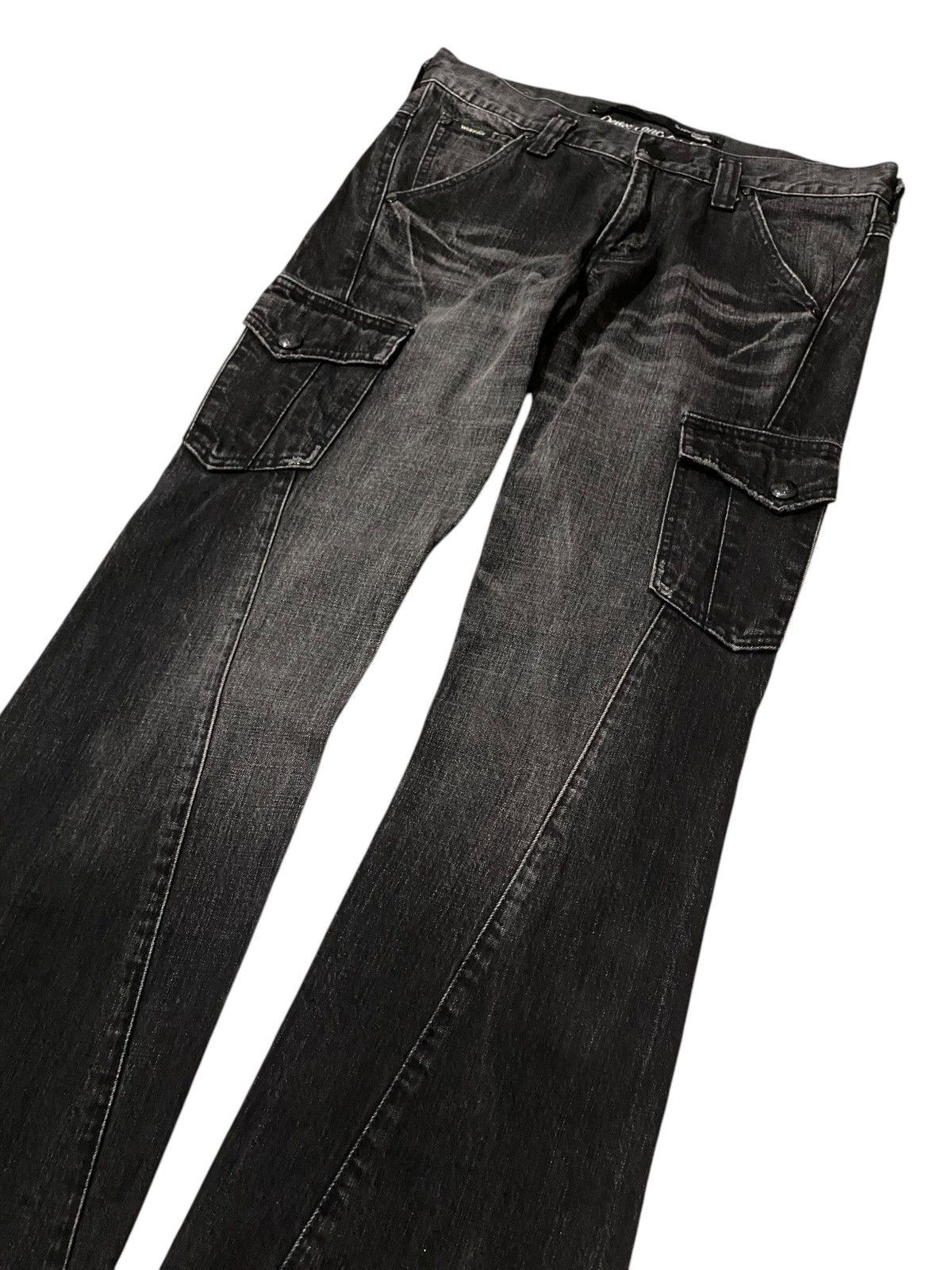 Wrangler Wrangler Washed Old Black Bootcut Denim Size US 33 - 3 Thumbnail