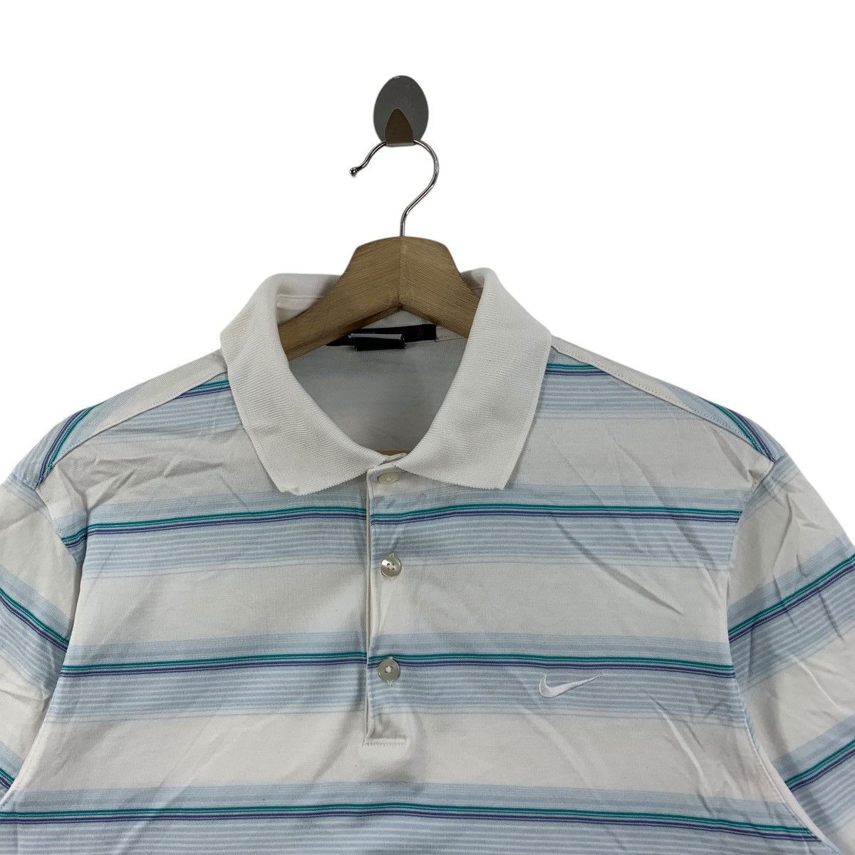 Nike Vintage NIKE TIGER WOODS COLLECTION Golf Polo Tee Shirt Size US M / EU 48-50 / 2 - 4 Thumbnail