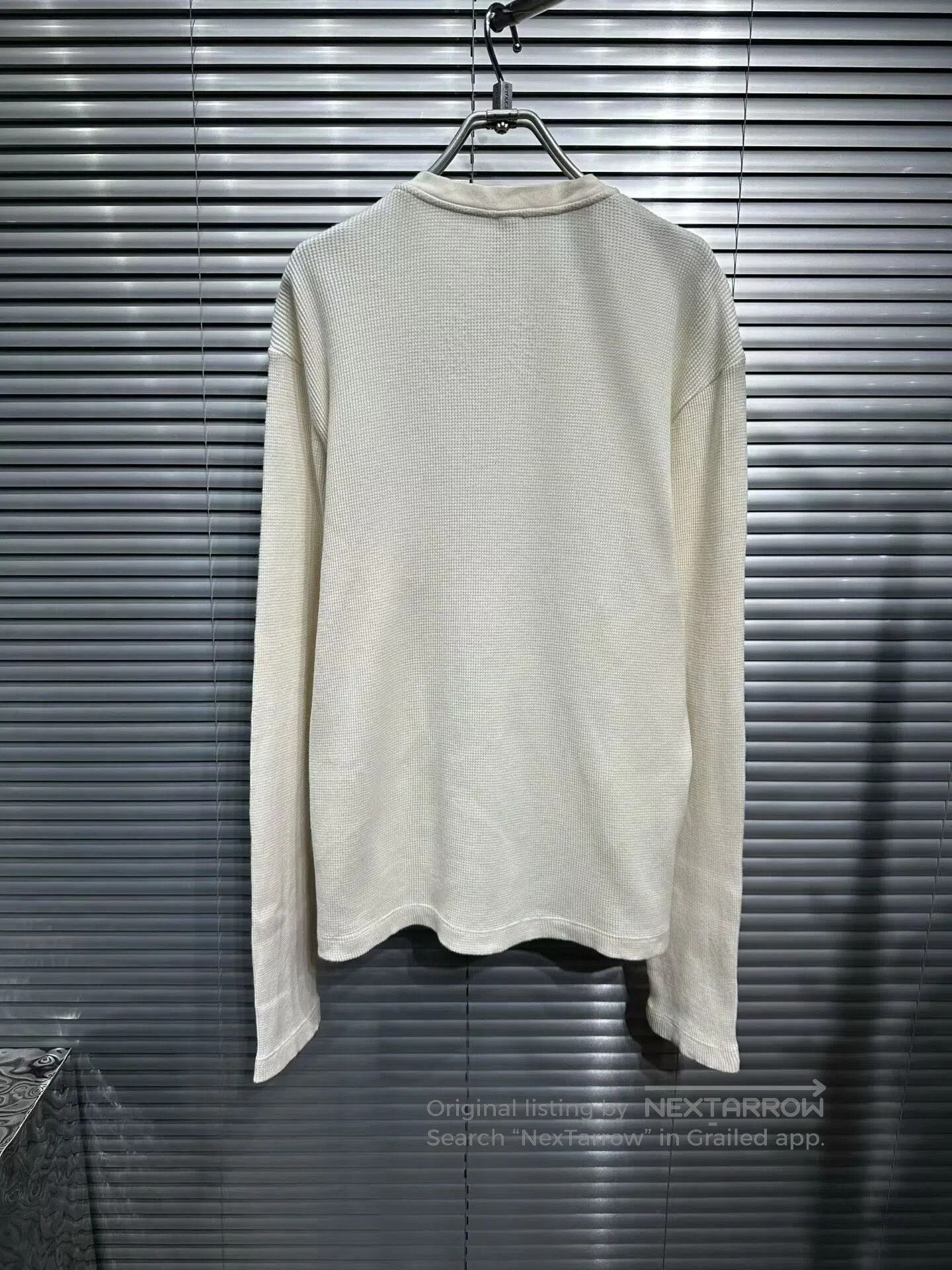 Chrome Hearts chrome hearts ivory henley long sleeve shirt. Size US M / EU 48-50 / 2 - 2 Thumbnail