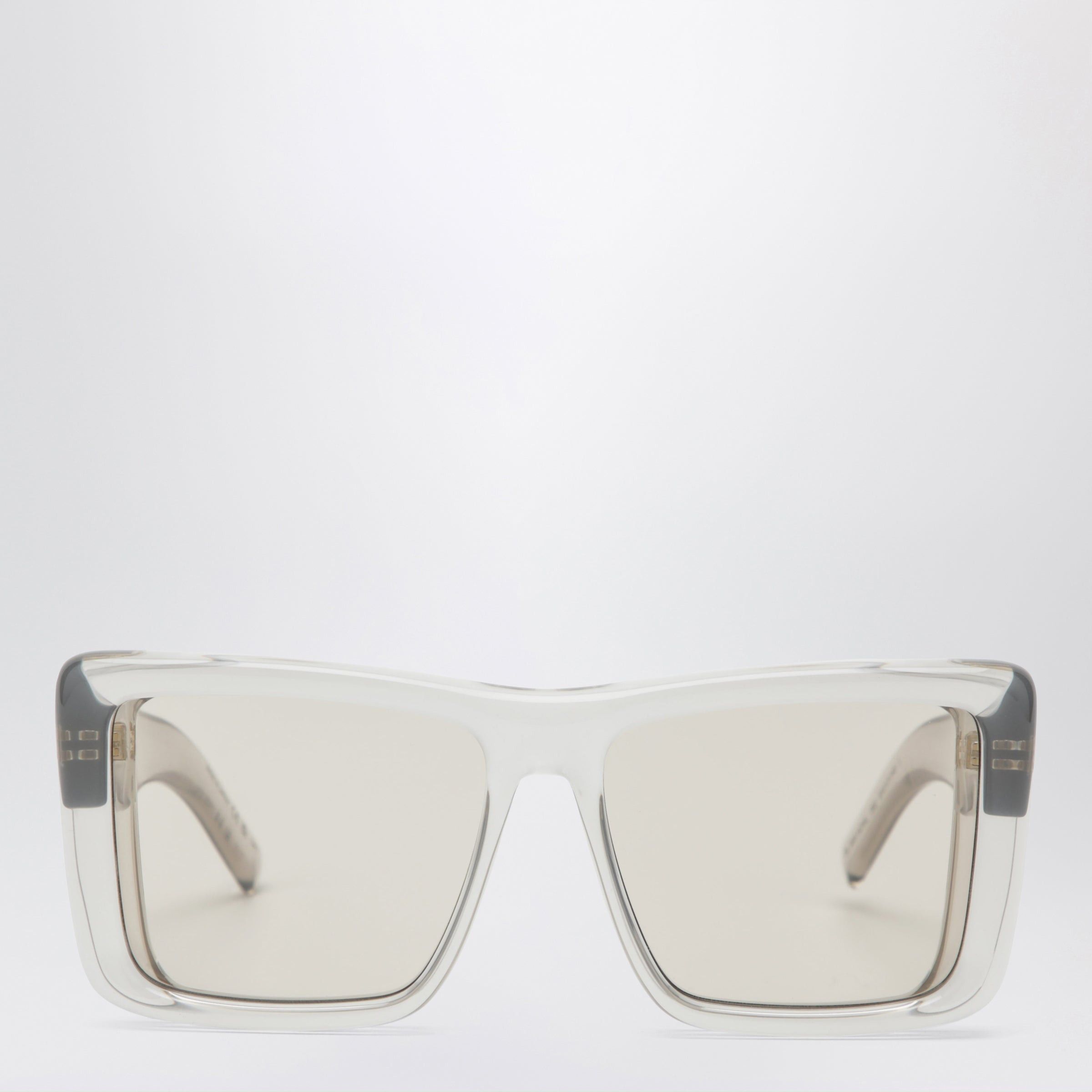 Saint Laurent Paris Saint Laurent Sl 900 Howl Square Sunglasses In Beige Size ONE SIZE - 1 Thumbnail