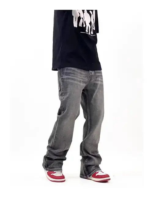 Japanese Brand y2k faded hiphop baggy flared jeans Size US 30 / EU 46 - 1 Thumbnail