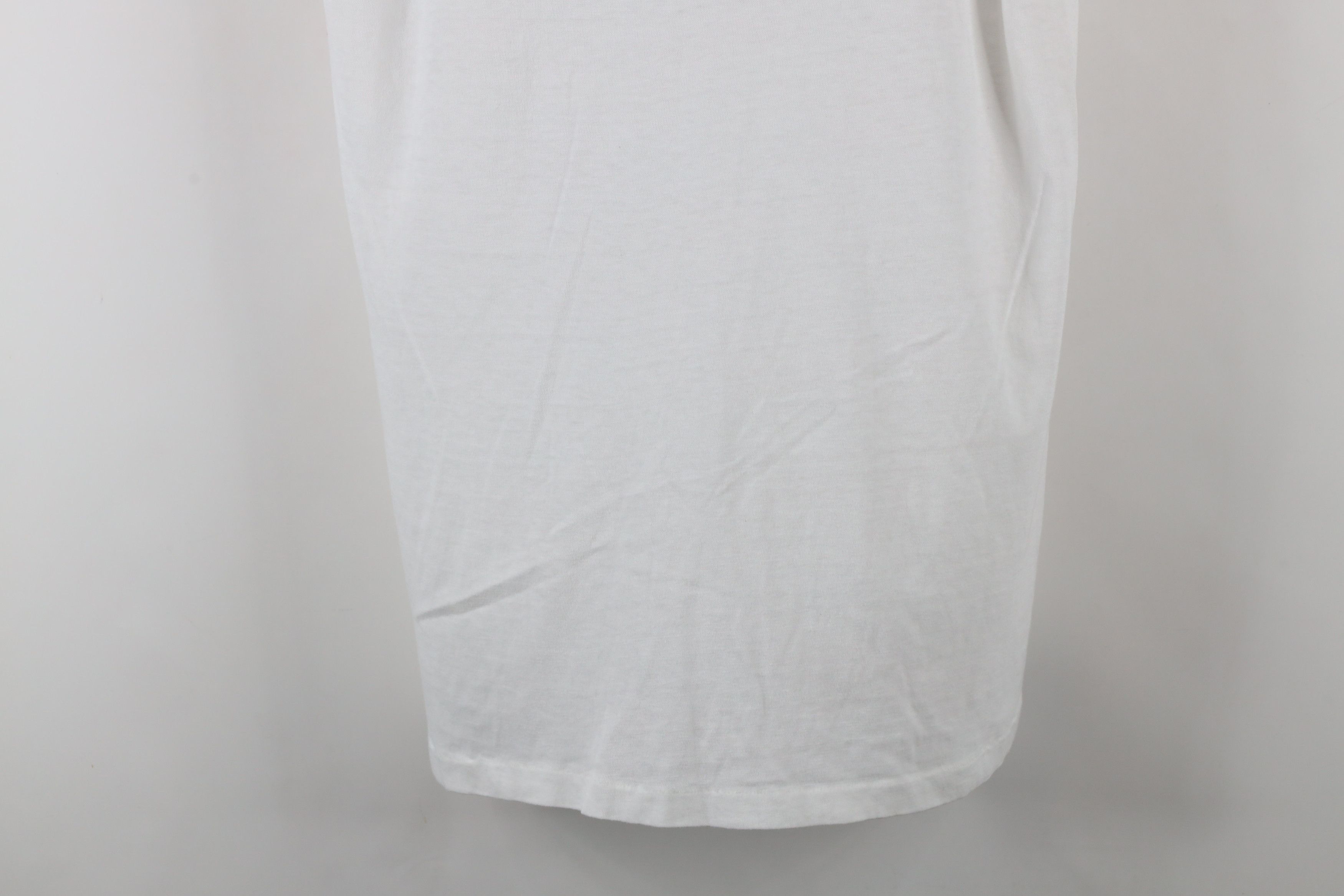 Vintage Vintage 90s Streetwear Cotton Short Sleeve T-Shirt White USA Size US L / EU 52-54 / 3 - 12 Thumbnail