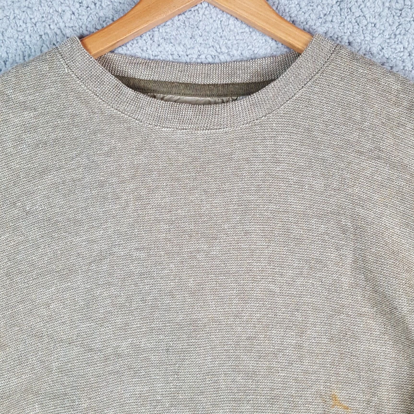 Vintage VINTAGE Tehama Beige Tight Knit Lined Preppy Sweater Men's Size L Golf Pullover Grampa Size US L / EU 52-54 / 3 - 2 Thumbnail