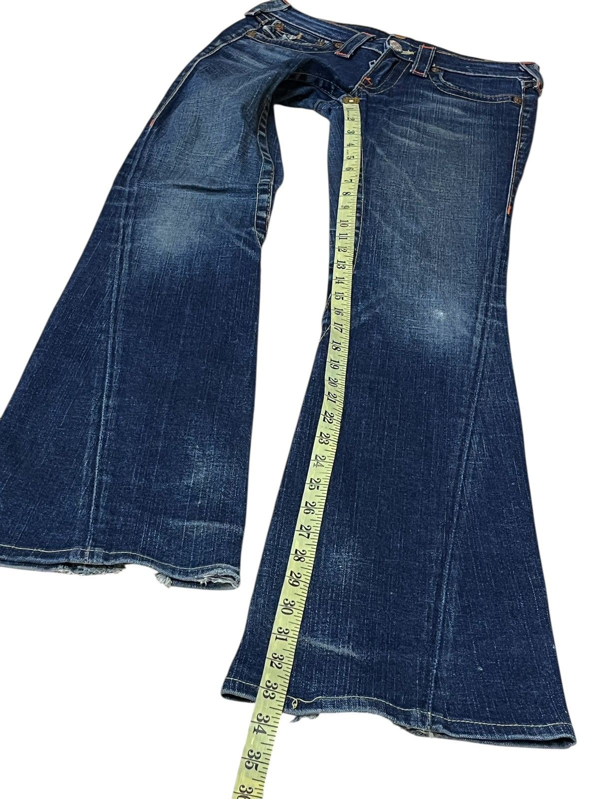 True Religion SICK🔥TRUE RELIGION JOEY flared low rise jeans Size US 28 / EU 44 - 19 Thumbnail