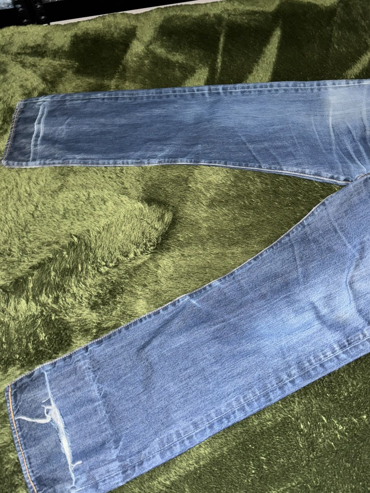 Levi's [W34/L32] Levi’s 501 Original Blank Tab Denim Pants Indigo Size US 34 / EU 50 - 6 Thumbnail