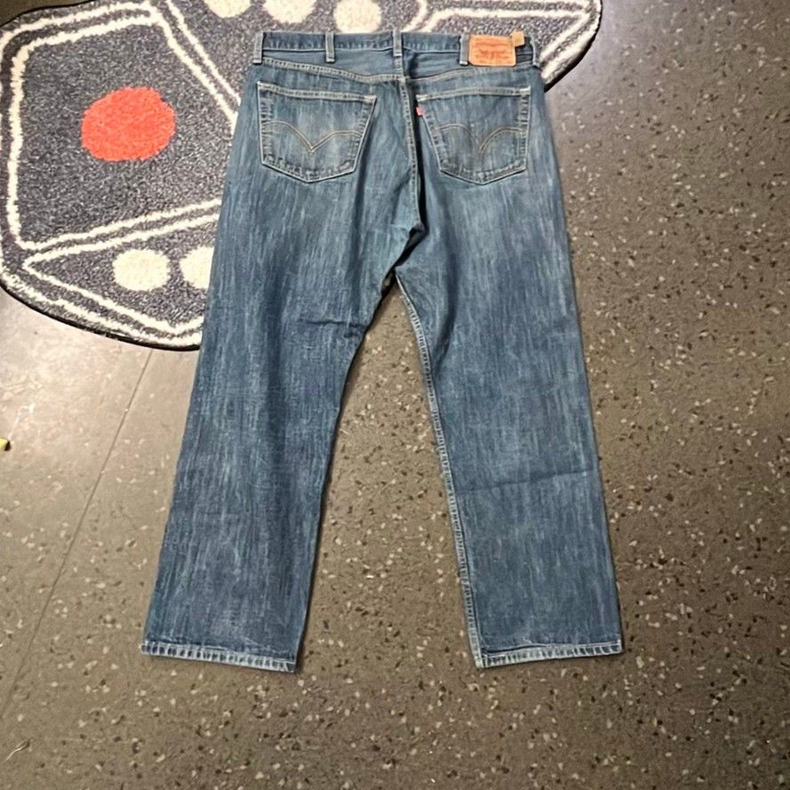 Levi's Levi's 501 Blue Denim Jeans – Size 32 – Vintage Size US 40 / EU 56 - 4 Thumbnail