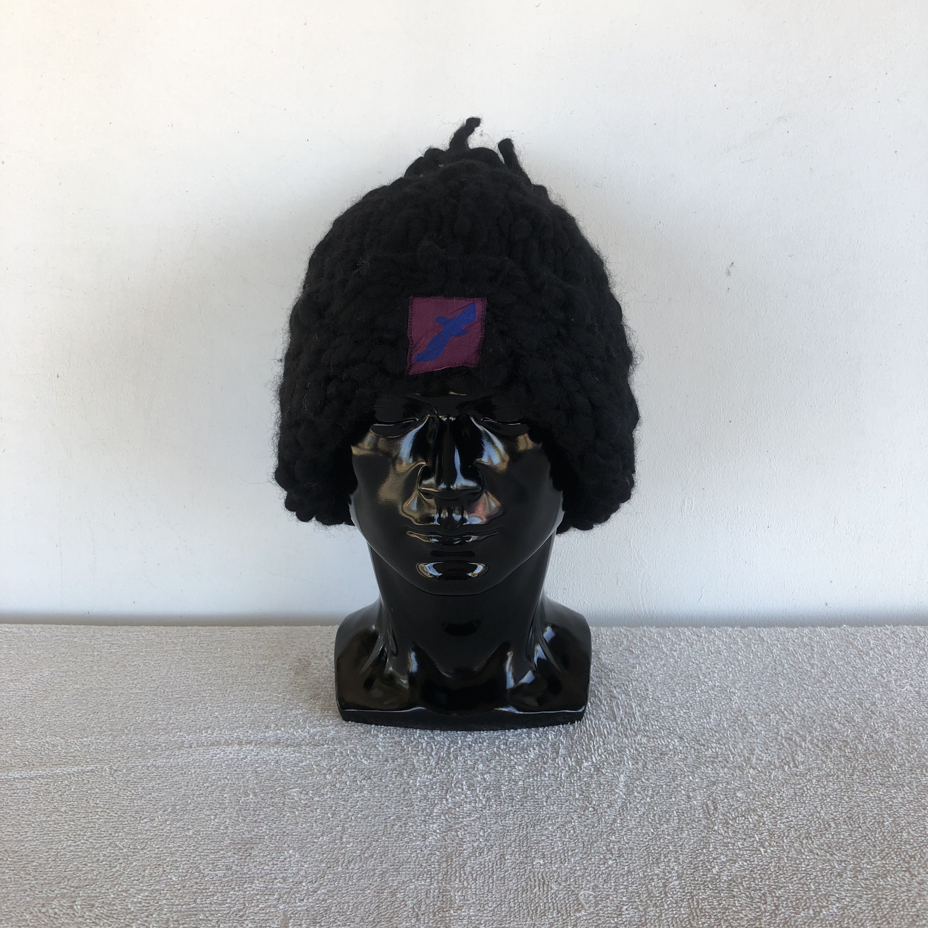 Japanese Brand Vintage Unknown Crochet Homeless Style Beanie Snow Caps Hats Size ONE SIZE - 2 Thumbnail