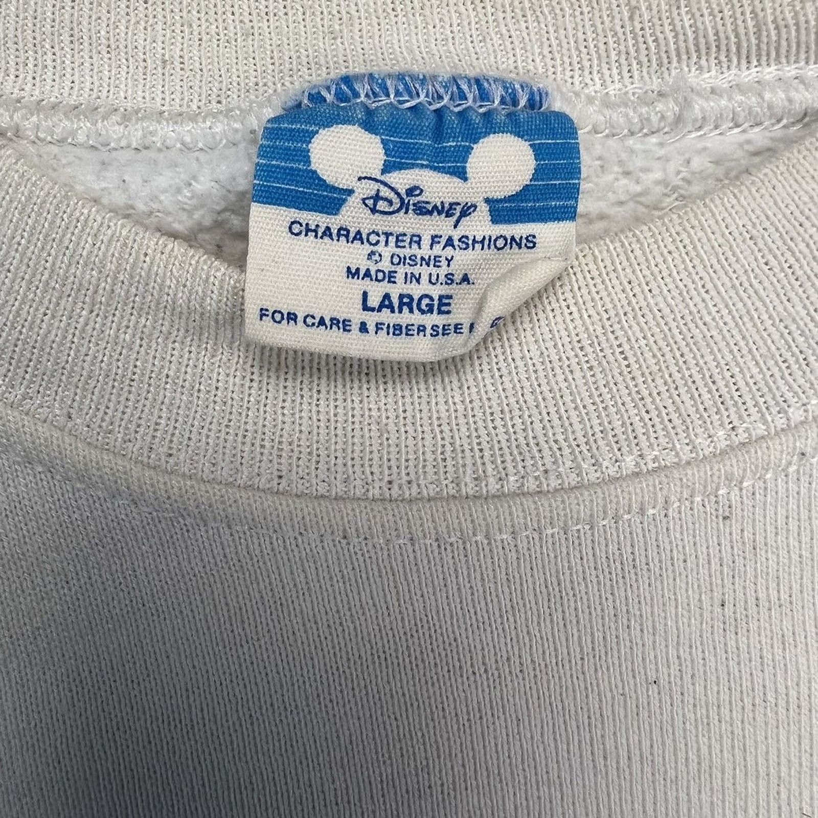 Disney × Mickey Mouse × Vintage Vintage 90s Disney Mickey Mouse Sweatshirt Movie Pullover Size US M / EU 48-50 / 2 - 7 Thumbnail