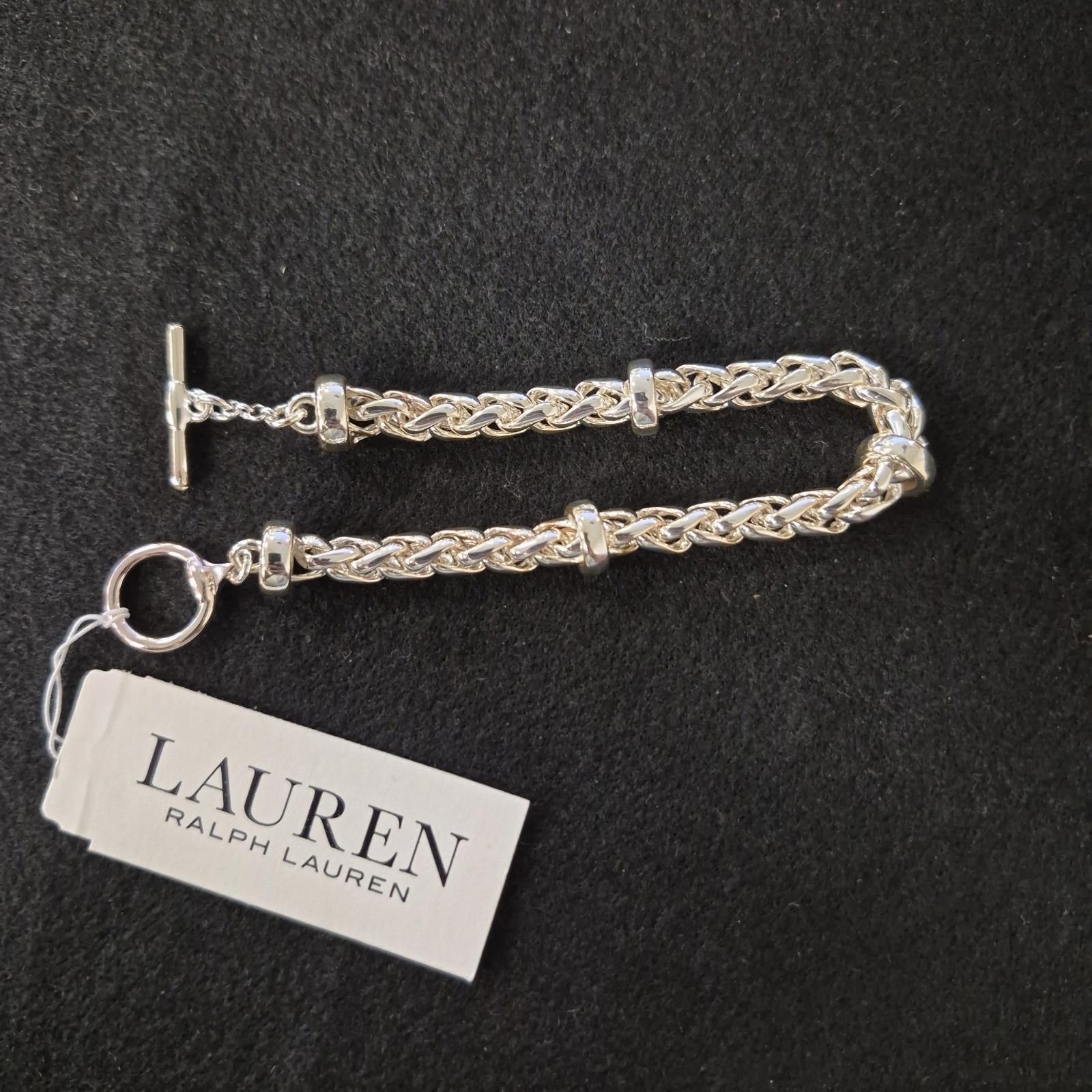 Lauren Ralph Lauren Lauren Ralph Lauren Heavy Chain Toggle Bracelet - Silver Size ONE SIZE - 3 Thumbnail