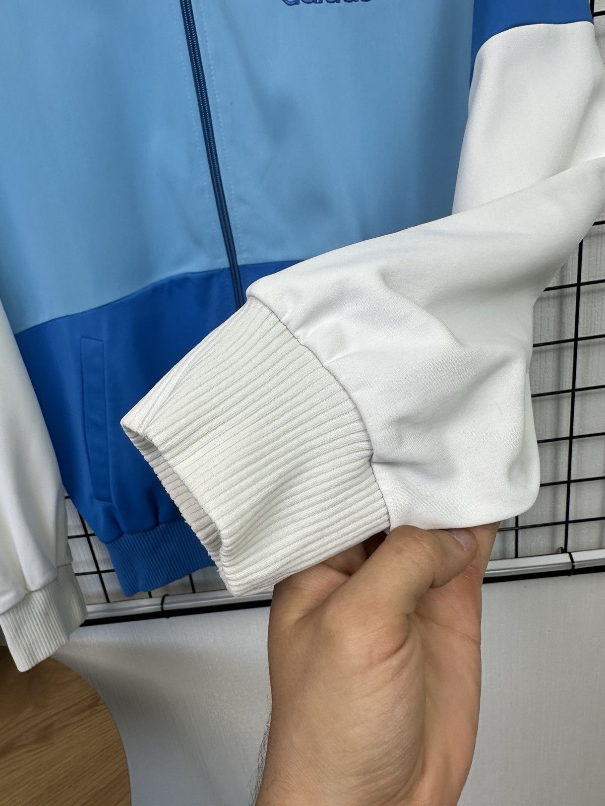 Adidas × Vintage Rare Vintage Adidas track jacket Men S white made in Austria Size US S / EU 44-46 / 1 - 15 Thumbnail