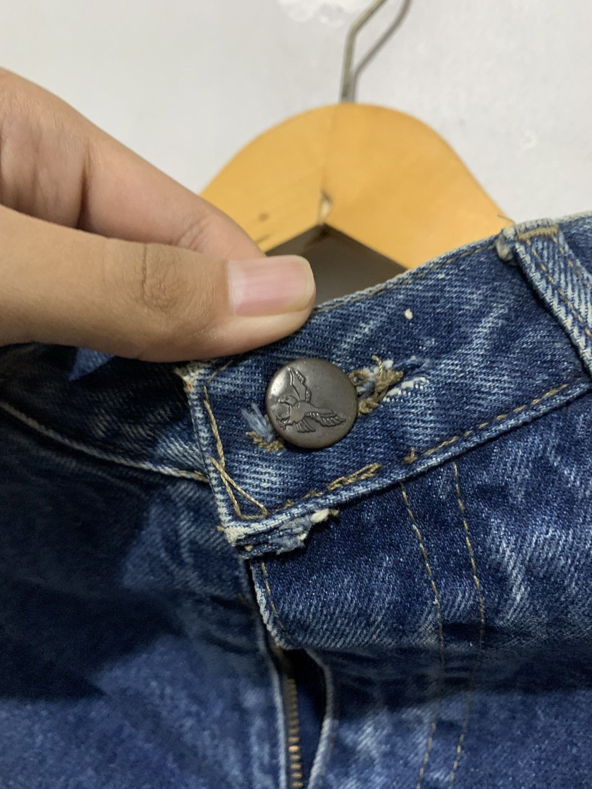 Lee Pants Denim Jeans Lee Rough Riders Vintage 80s Original Size US 30 / EU 46 - 4 Thumbnail
