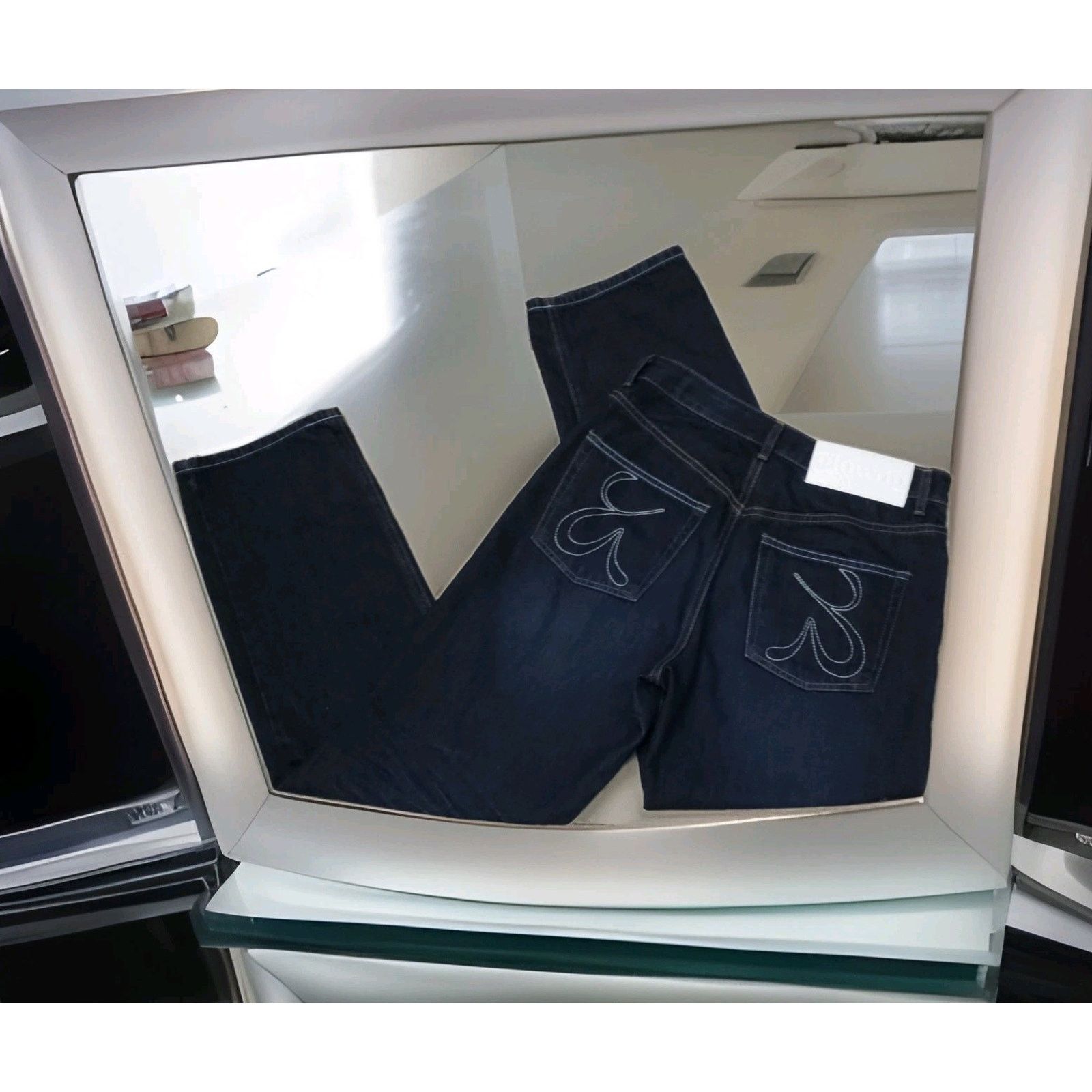 Other Glowny Women's 93 Mid-Rise Loose Leg Jeans Size M Size 30" / US 8 / IT 44 - 6 Thumbnail