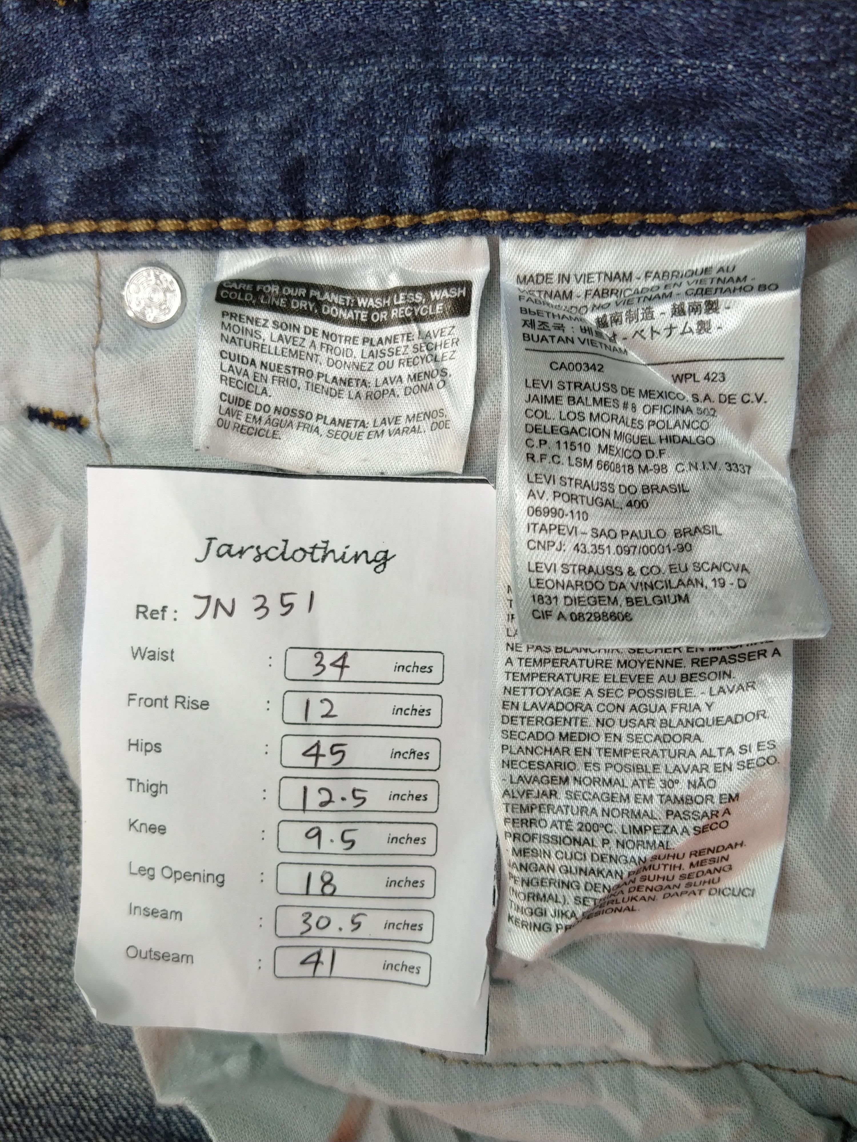 Levi's Levi's 569 Distressed Denim 34 x 30.5 -JN351 Size US 34 / EU 50 - 10 Thumbnail