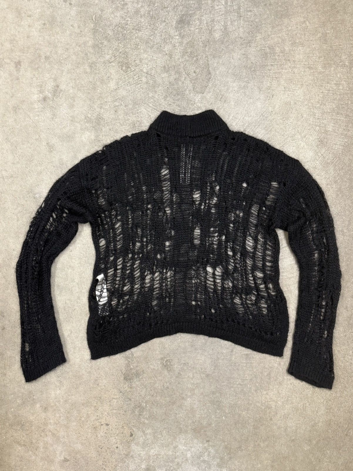 Rick Owens Rick Owens Tommy Spider Knit Sweater Size US S / EU 44-46 / 1 - 1 Thumbnail