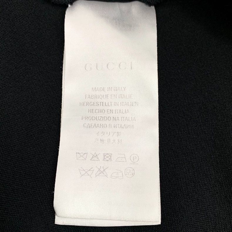 Gucci Gucci Black logo hooded short-sleeved velvet dress Size XS / US 0-2 / IT 36-38 - 6 Thumbnail