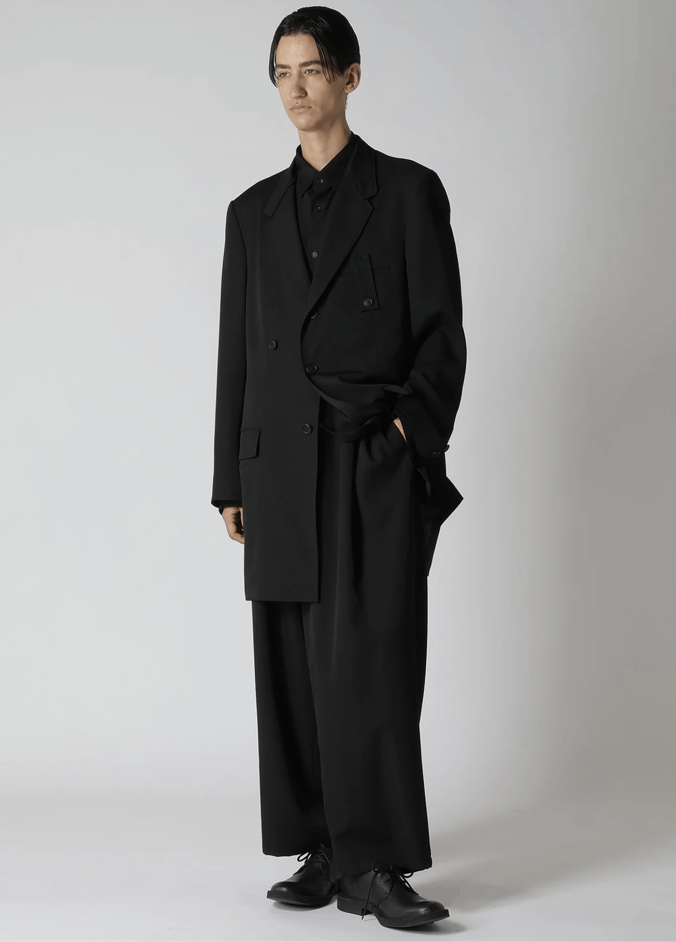 Y's for Men × Yohji Yamamoto Yohji Yamamoto Y's For Men - W/GABARDINE HOODED JACKET Size US L / EU 52-54 / 3 - 2 Thumbnail