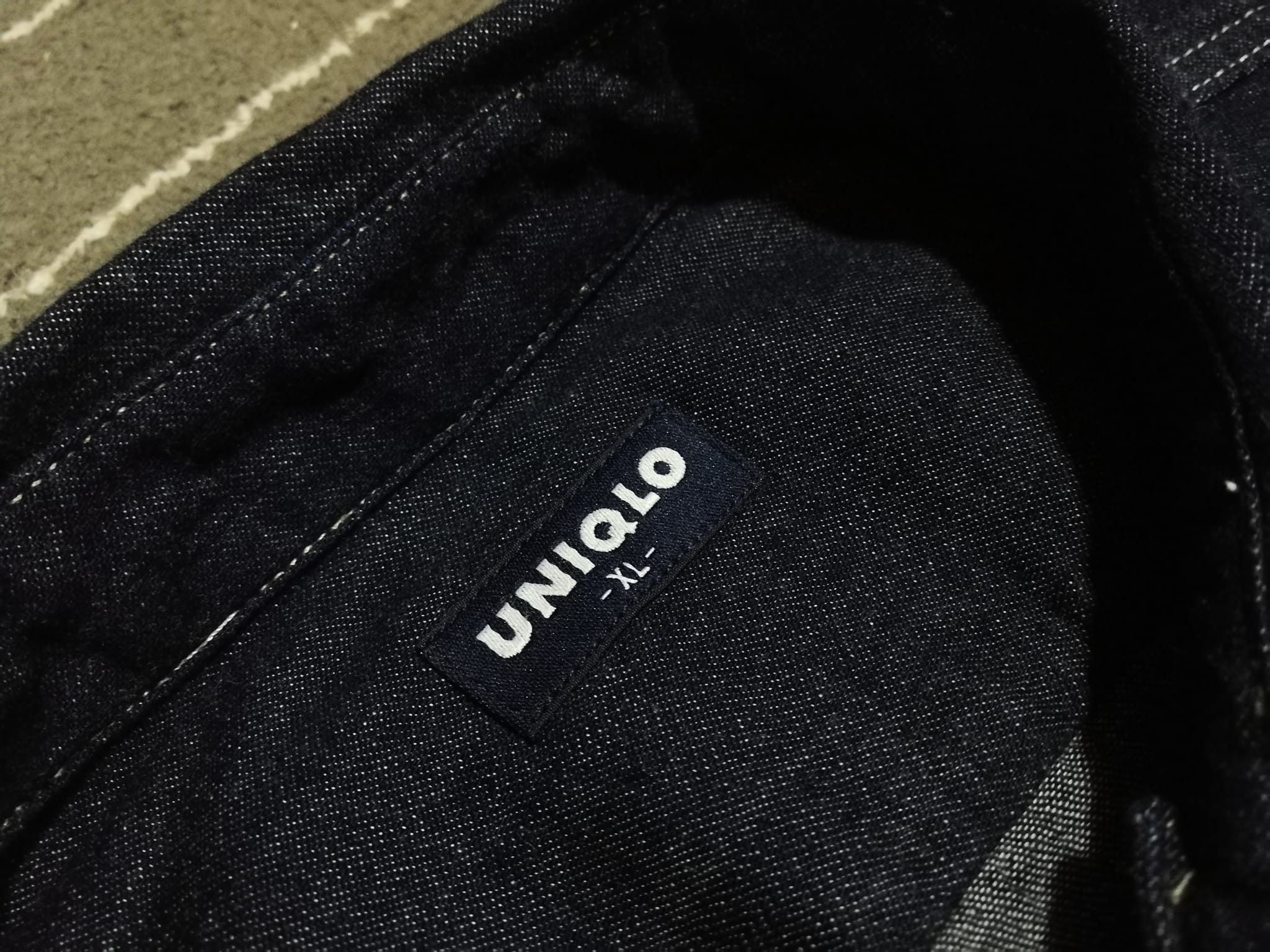 Japanese Brand × Uniqlo Vintage Uniqlo indigo denim XL 1798 Size US XL / EU 56 / 4 - 5 Thumbnail