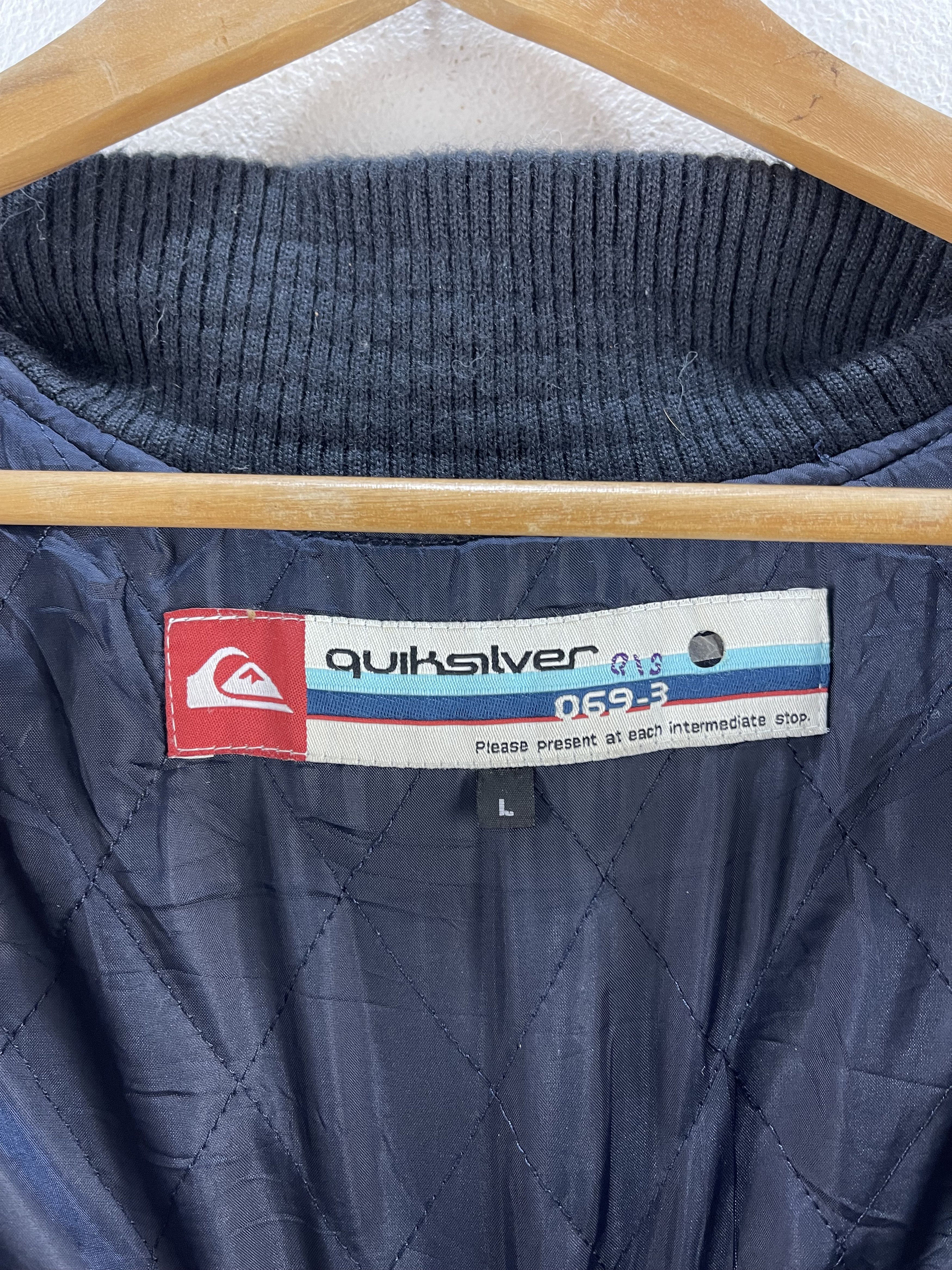 Quiksilver Vintage Quiksilver Boardriding Company Varsity Jacket Size US M / EU 48-50 / 2 - 15 Thumbnail