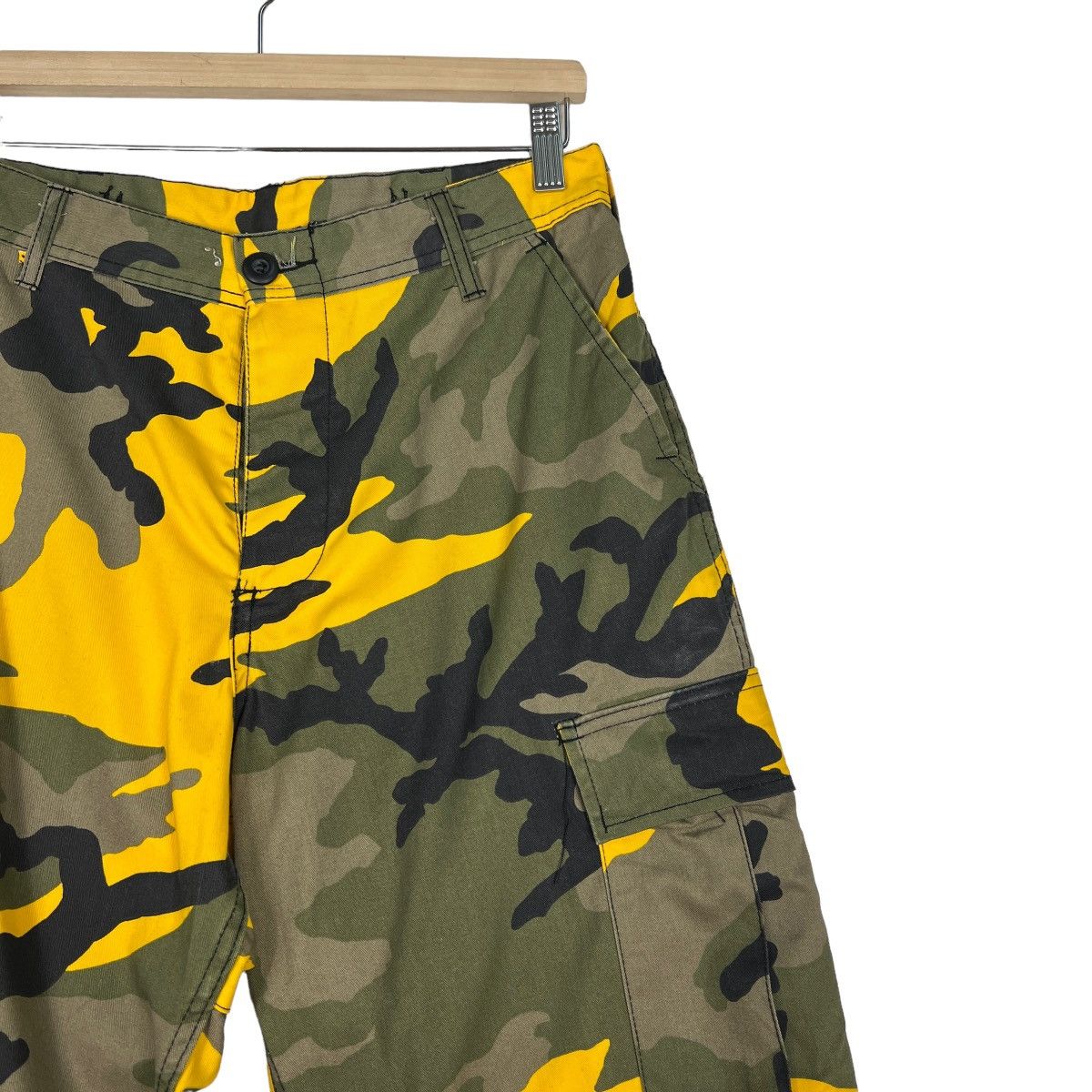 Japanese Brand 🔥 VINTAGE ROTHCO BDU CAMO FLASH CARGO PANTS Size US 29 - 7 Thumbnail