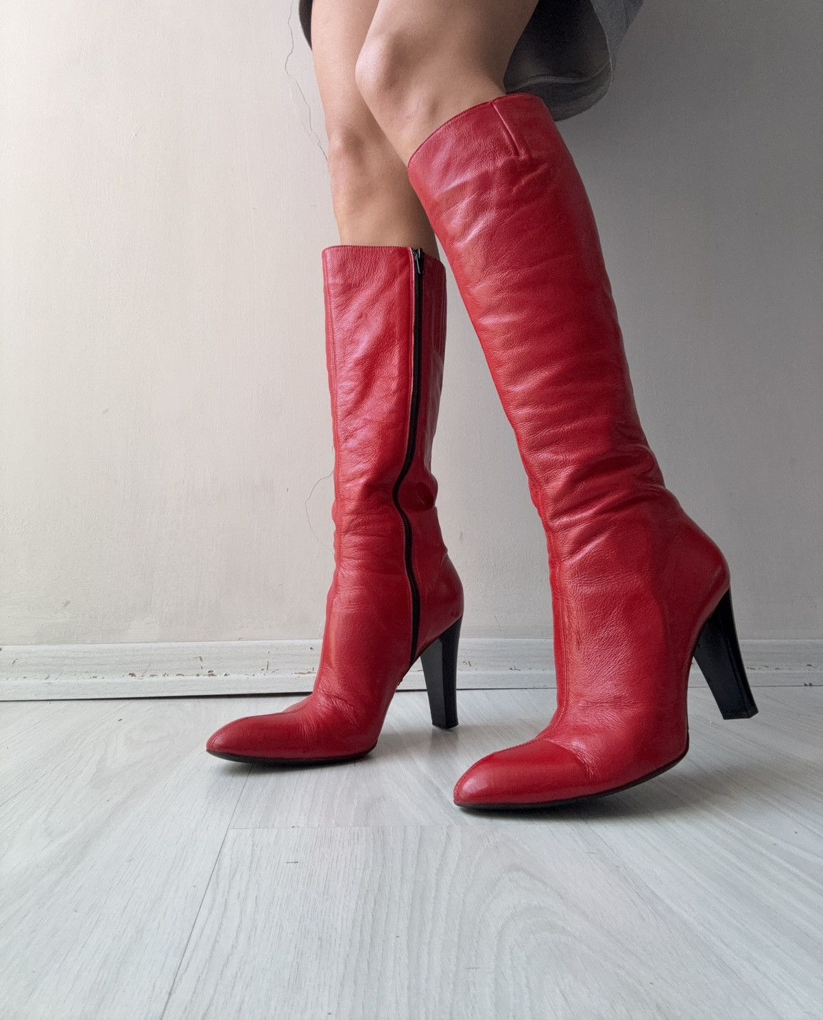 Vintage y2k leather boots Size US 7.5 / IT 37.5 - 3 Thumbnail