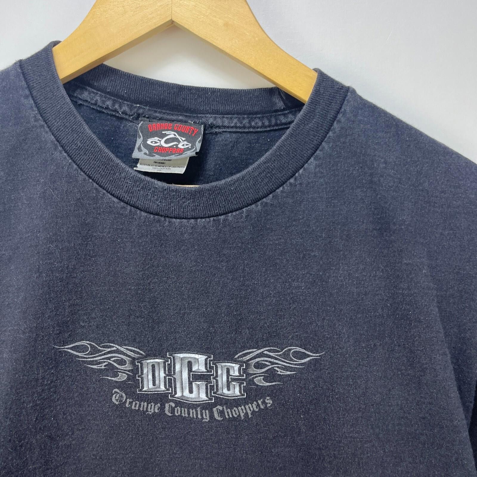 West Coast Choppers Vintage Orange County Choppers Motorcycle Flames T-Shirt XL Size US XL / EU 56 / 4 - 7 Thumbnail