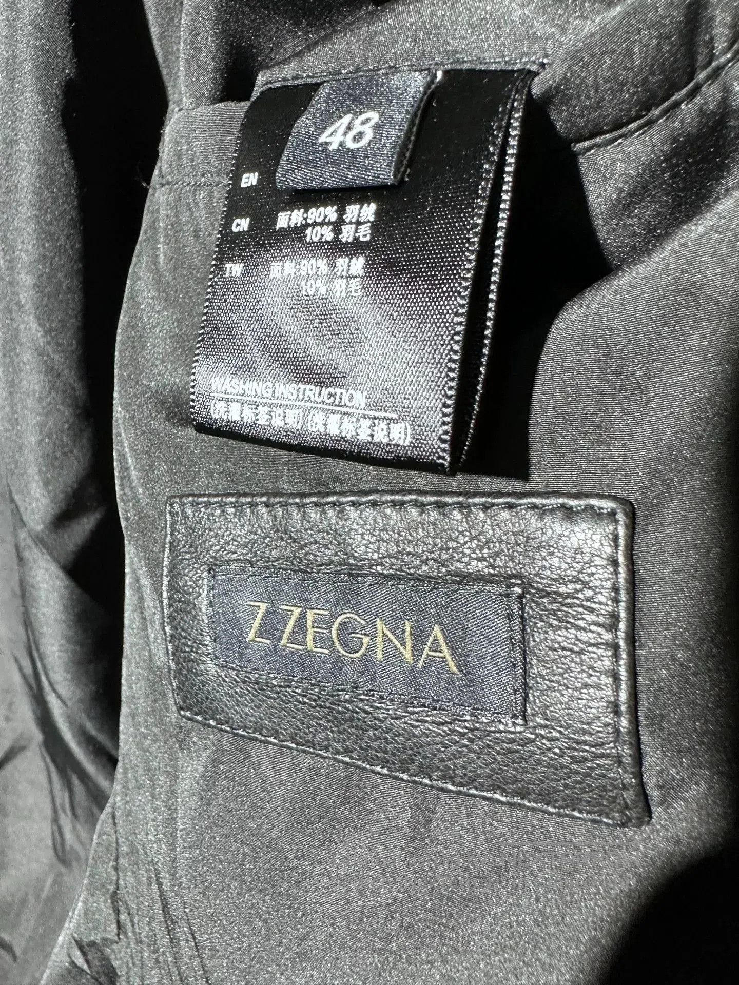 Ermenegildo Zegna Zegna Men's Puffer Jacket with Detachable Zip. Size US M / EU 48-50 / 2 - 9 Thumbnail