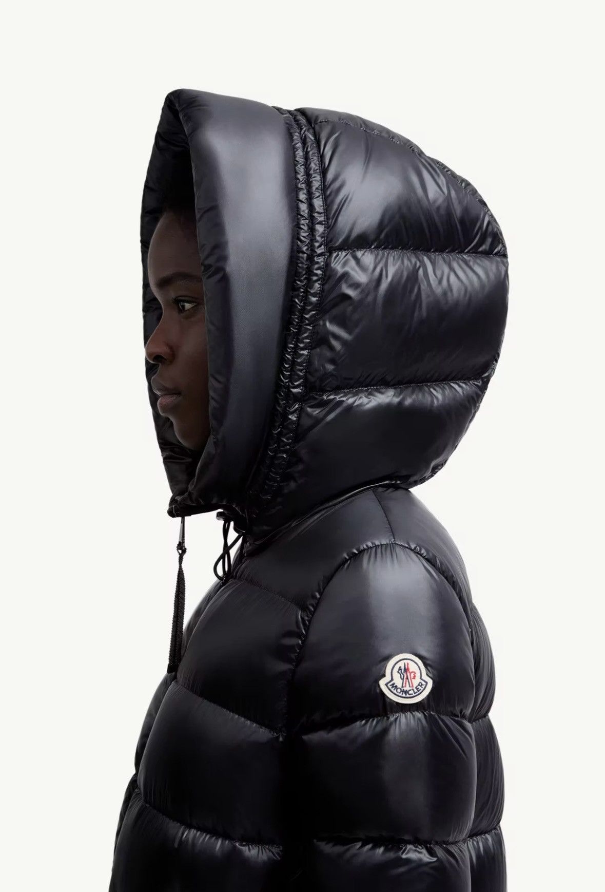 Moncler Suyenne Hooded Mid-Length Down Jacket Size M / US 6-8 / IT 42-44 - 1 Thumbnail