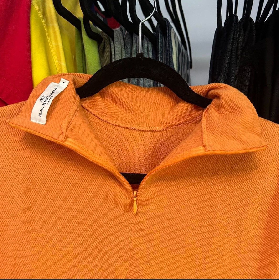 Balenciaga Balenciaga Paris 2000's High Neck Athletic Top Size US S / EU 44-46 / 1 - 5 Thumbnail