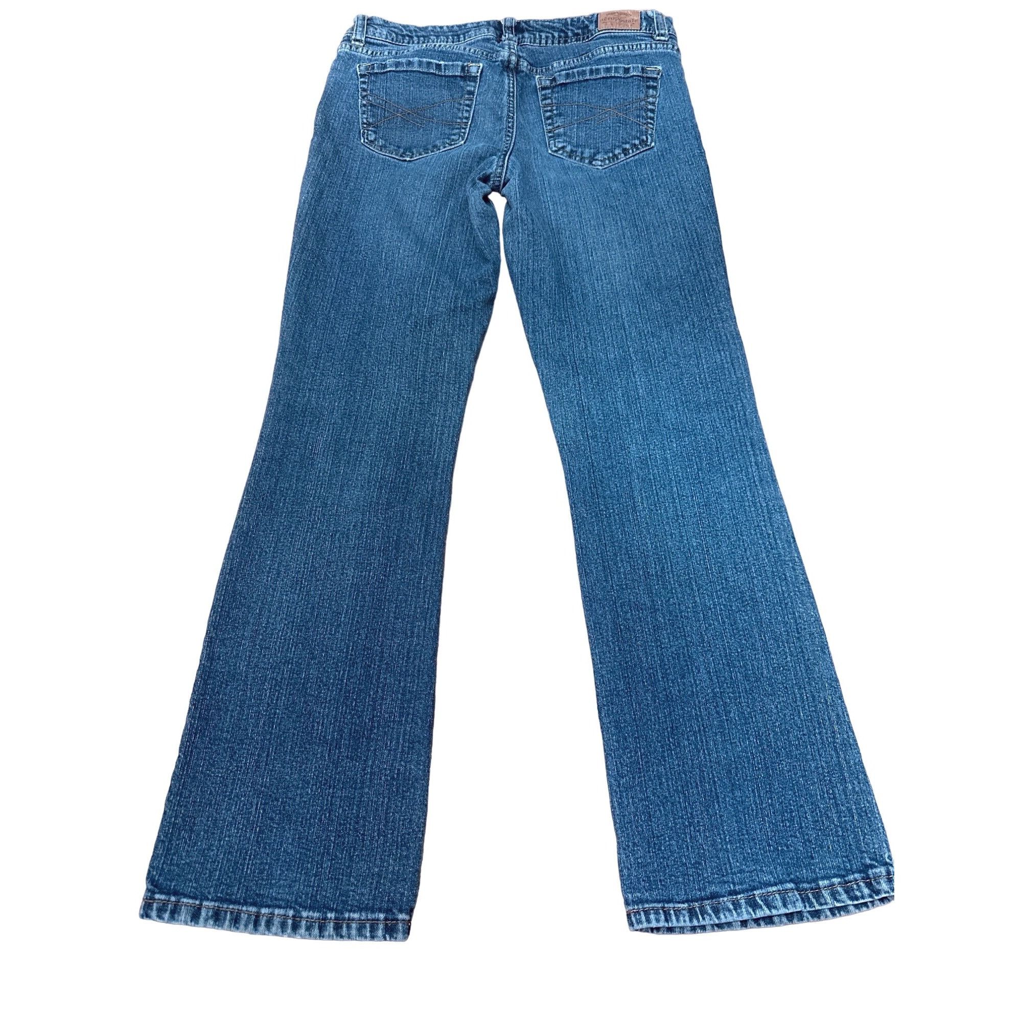Aeropostale Aeropostale Chelsea Bootcut Blue Denim Jeans Size Seven Eigh Size 30" / US 8 / IT 44 - 2 Thumbnail