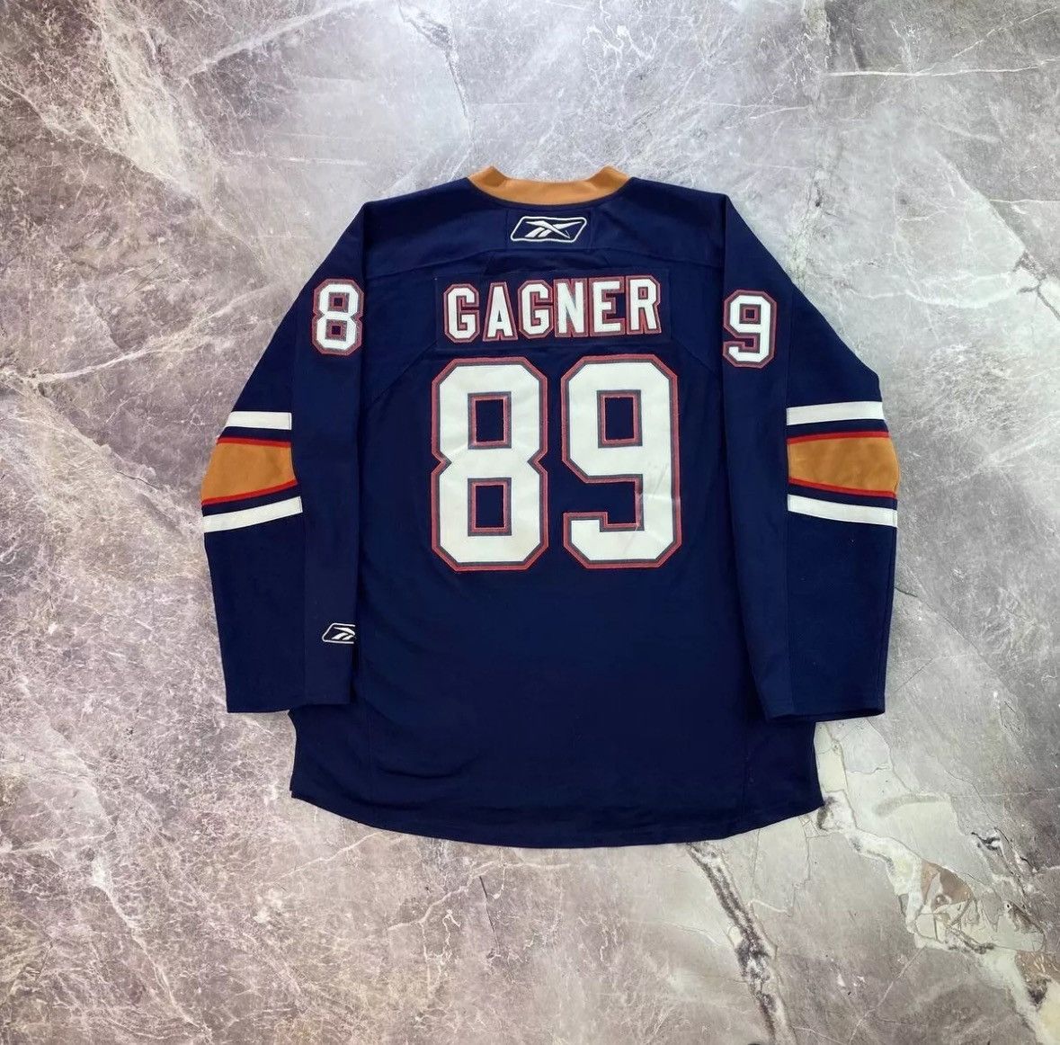 NHL × Reebok Sam Gagner Edmonton Oilers Blue Reebok Hockey Jersey Men XL Size US XL / EU 56 / 4 - 2 Thumbnail