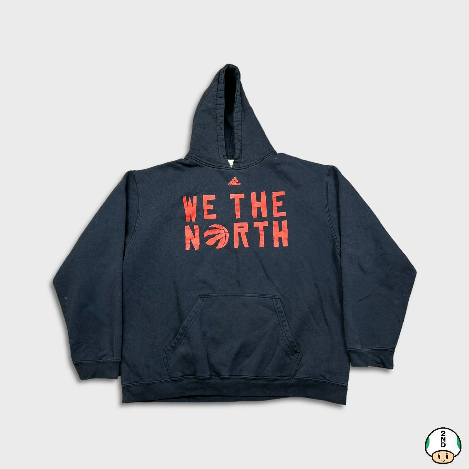 Adidas × NBA × Vintage Adidas Toronto Raptors Hoodie We The North NBA Basketball Size US L / EU 52-54 / 3 - 1 Thumbnail