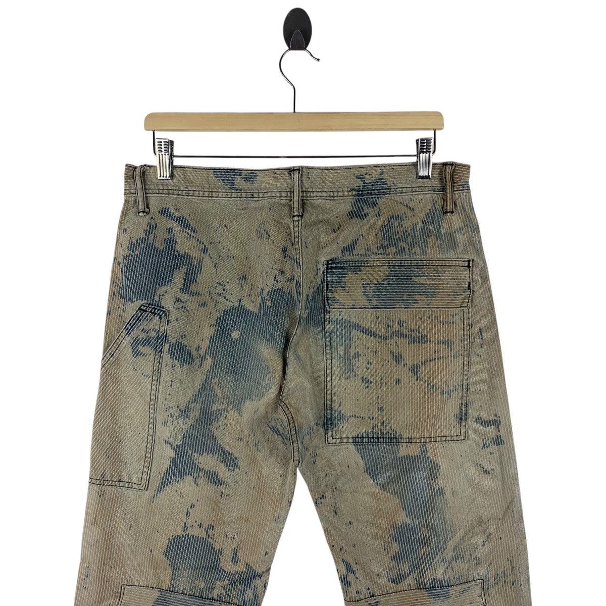 Japanese Brand REPACK japanesebrand double knee bleach jeans Size US 32 / EU 48 - 16 Thumbnail