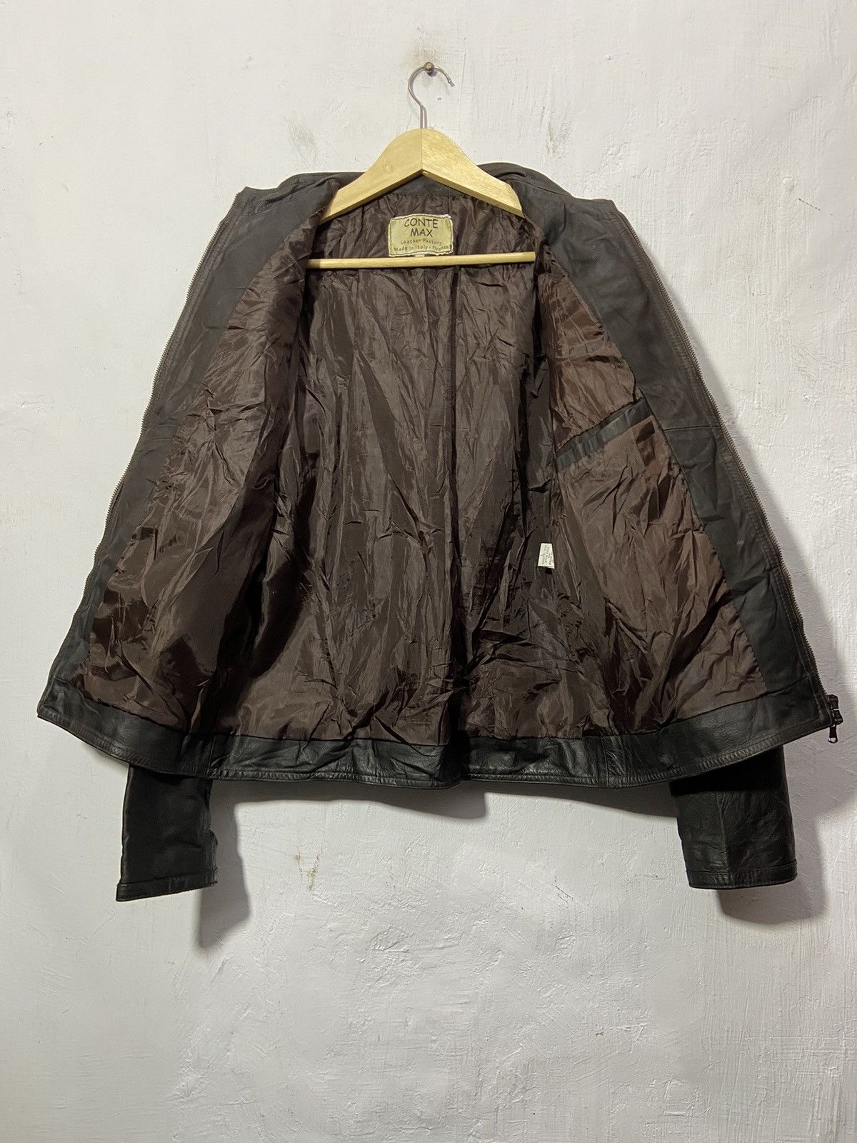 Genuine Leather Vintage Contex Max Riders Racer Leather Jacket Size US M / EU 48-50 / 2 - 7 Thumbnail