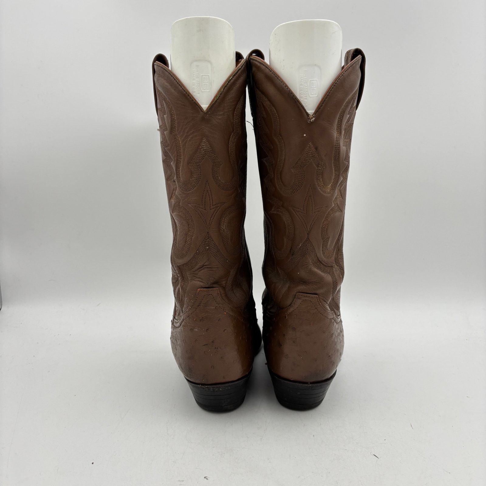 Tony Lama Tony Lama 8241 Full Quill Ostrich Leather Boots Men's 9.5 EE Size US 9.5 / EU 42-43 - 4 Thumbnail