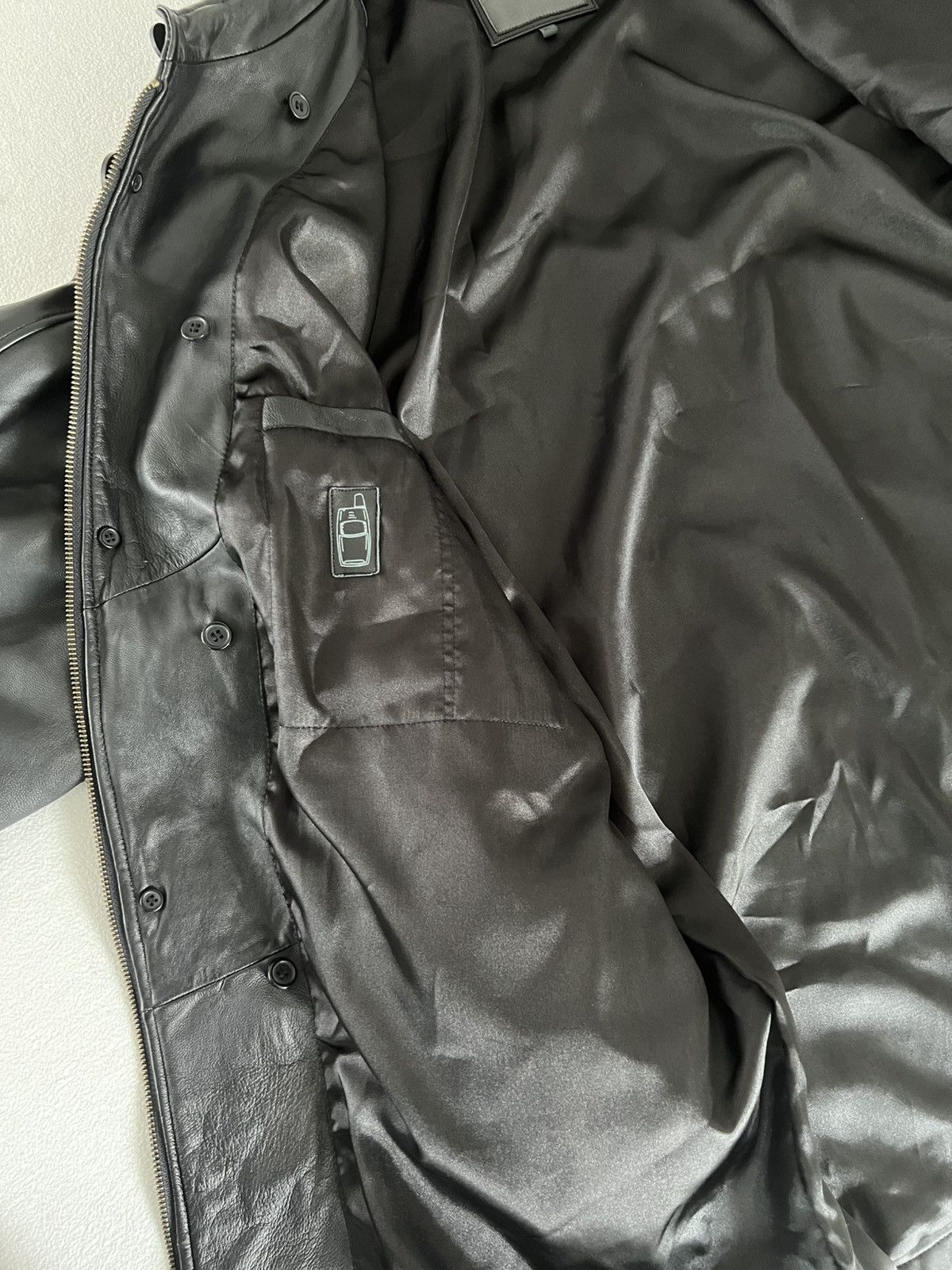 Other Black Leather Coat *Great Condition* Size US XL / EU 56 / 4 - 4 Thumbnail