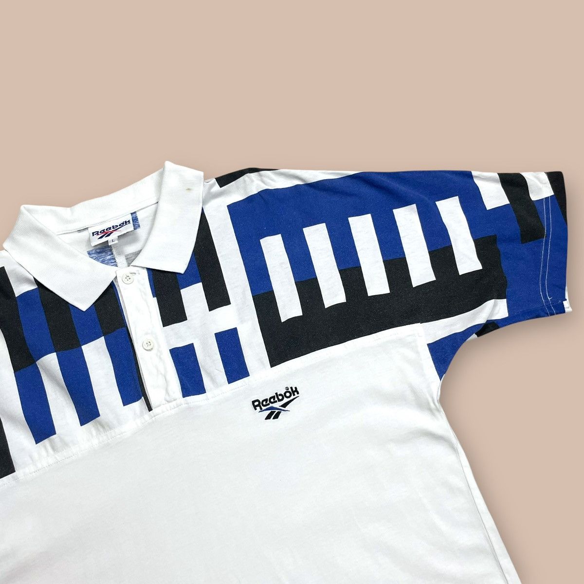 Reebok Vintage 90s Reebok Michael Chang Tennis Polo Shirt Size US L / EU 52-54 / 3 - 5 Thumbnail