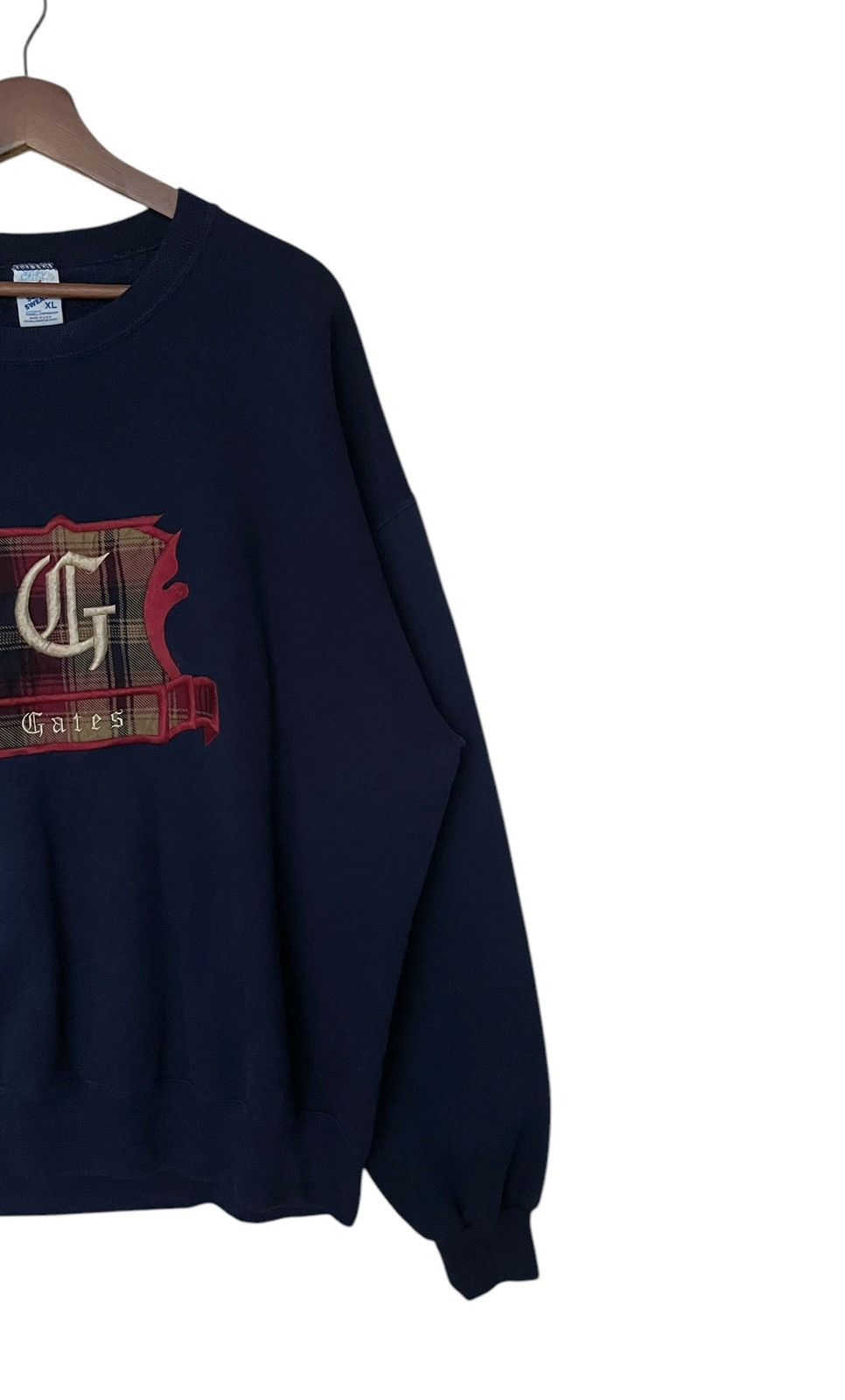 Vintage Vintage Gates University Sweatshirt 1990s Size US XL / EU 56 / 4 - 4 Thumbnail