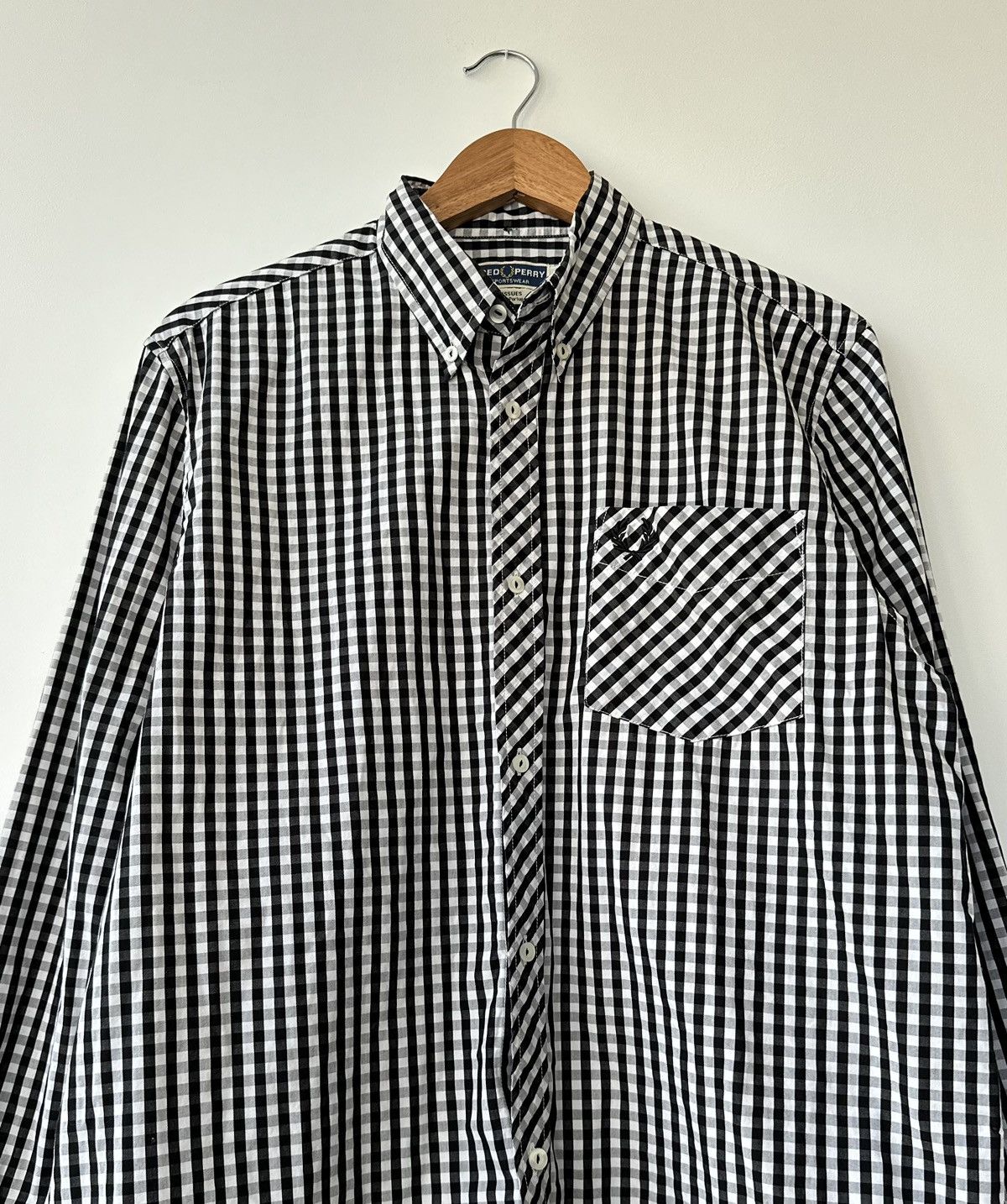 Fred Perry Fred Perry Checkered Shirt Long Sleeve Men's Size 42 Size US M / EU 48-50 / 2 - 4 Thumbnail