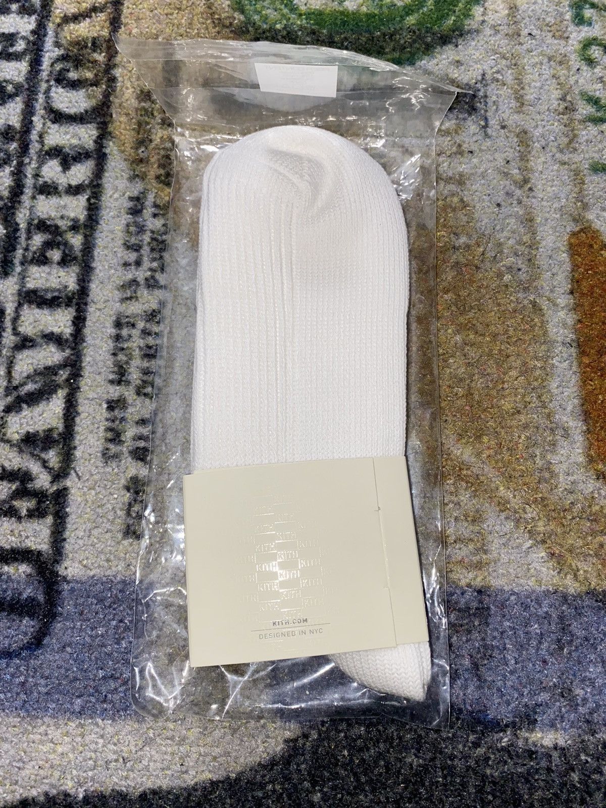 Kith Kith Calf Stripe Relaxed Crew Socks Size ONE SIZE - 3 Thumbnail
