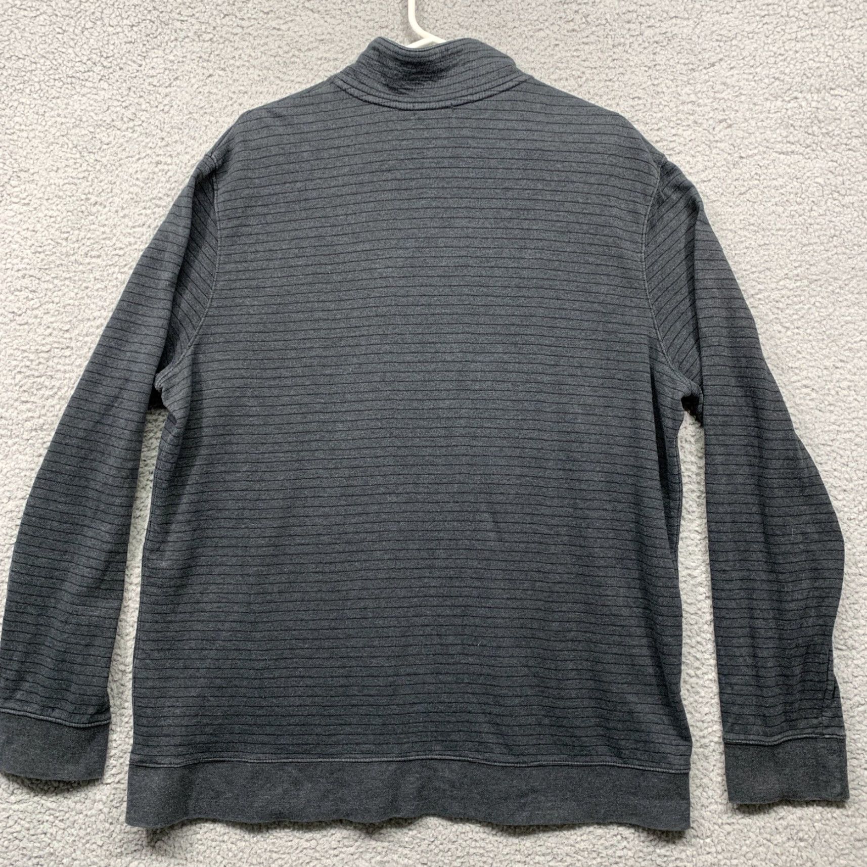 Merona Merona Pullover Shirt Men’s 1/3 Zip XL Gray Stripe Kangaroo Pocket Shirt Mens XL Gray Stripe 1/3 Zip Kangaroo Pocket Merona Pullover Shirt Size US XL / EU 56 / 4 - 4 Thumbnail