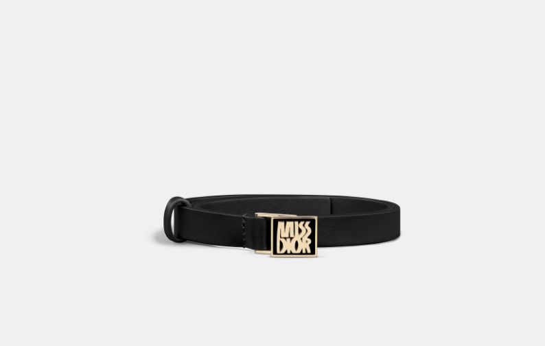 Dior o1w1db10525 Size : OS / B0595U Miss Dior Belt in Black Size ONE SIZE - 1 Thumbnail