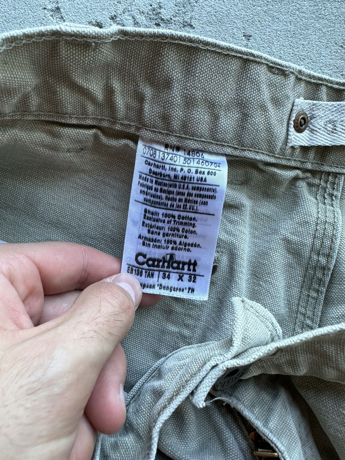 Carhartt × Vintage Vintage 90s Distressed Carhartt Double Knee Pants Size US 34 / EU 50 - 9 Thumbnail